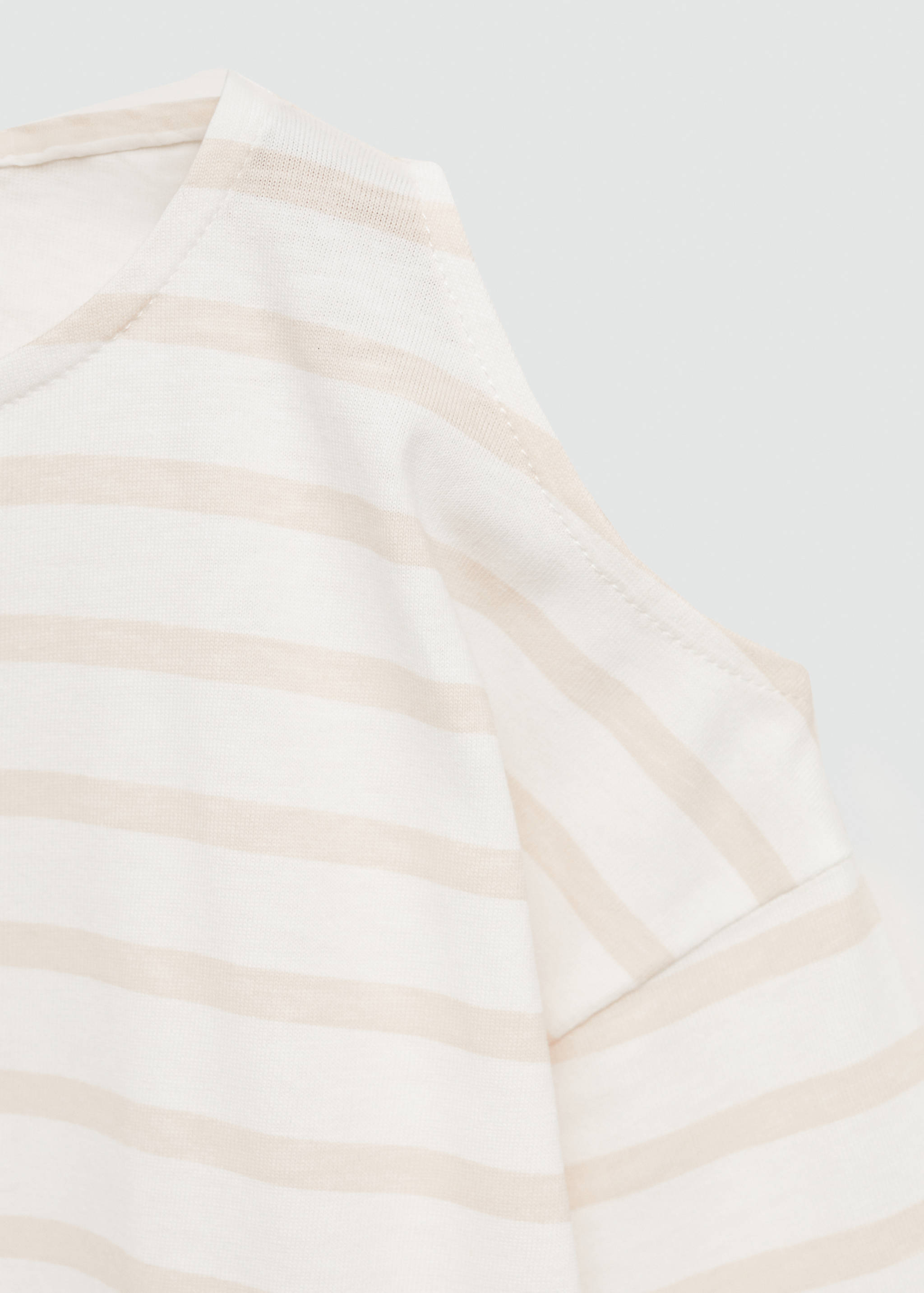 棉质露肩T恤 - null