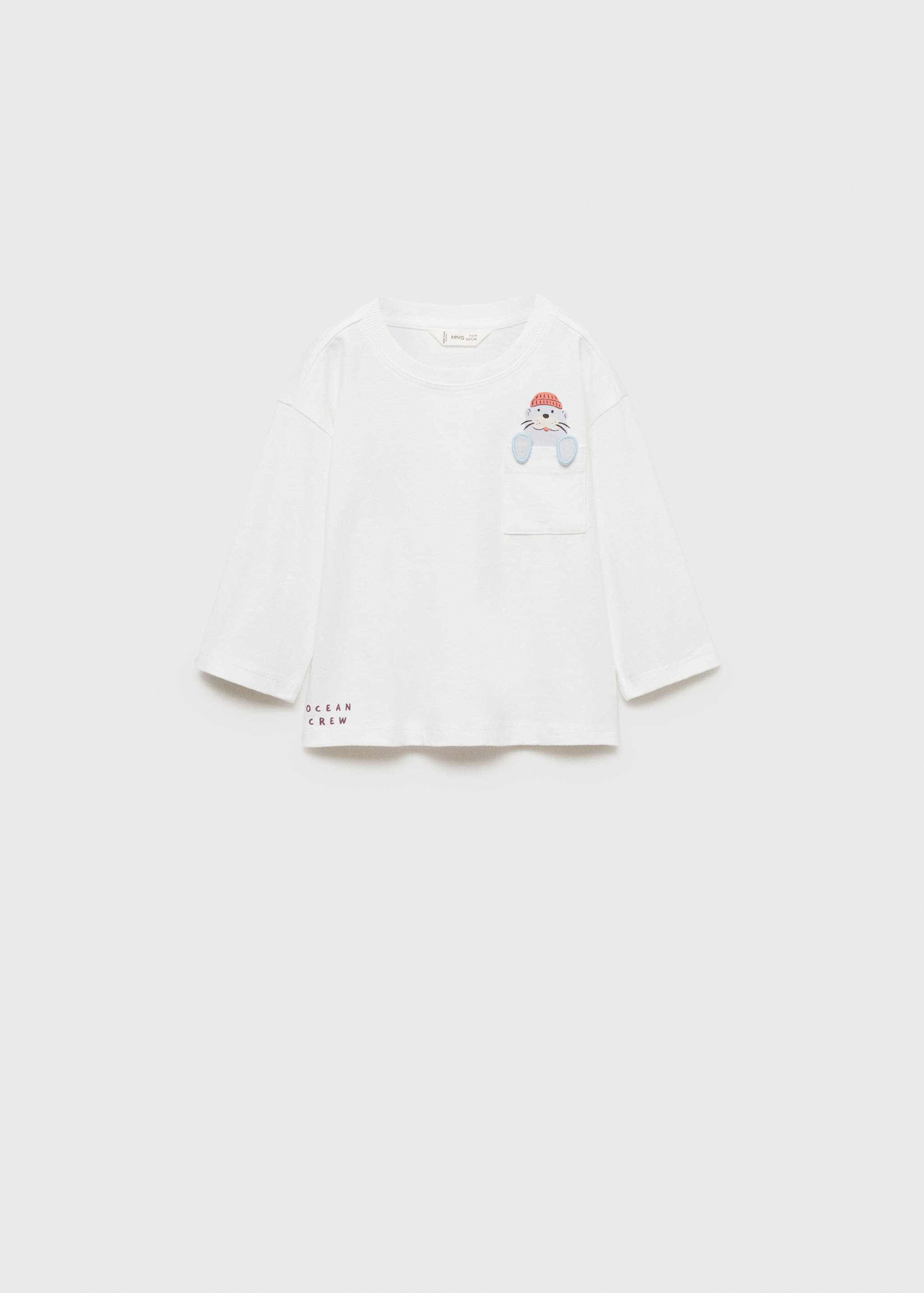 T-shirt coton détail brodé - Détail de l'article 9