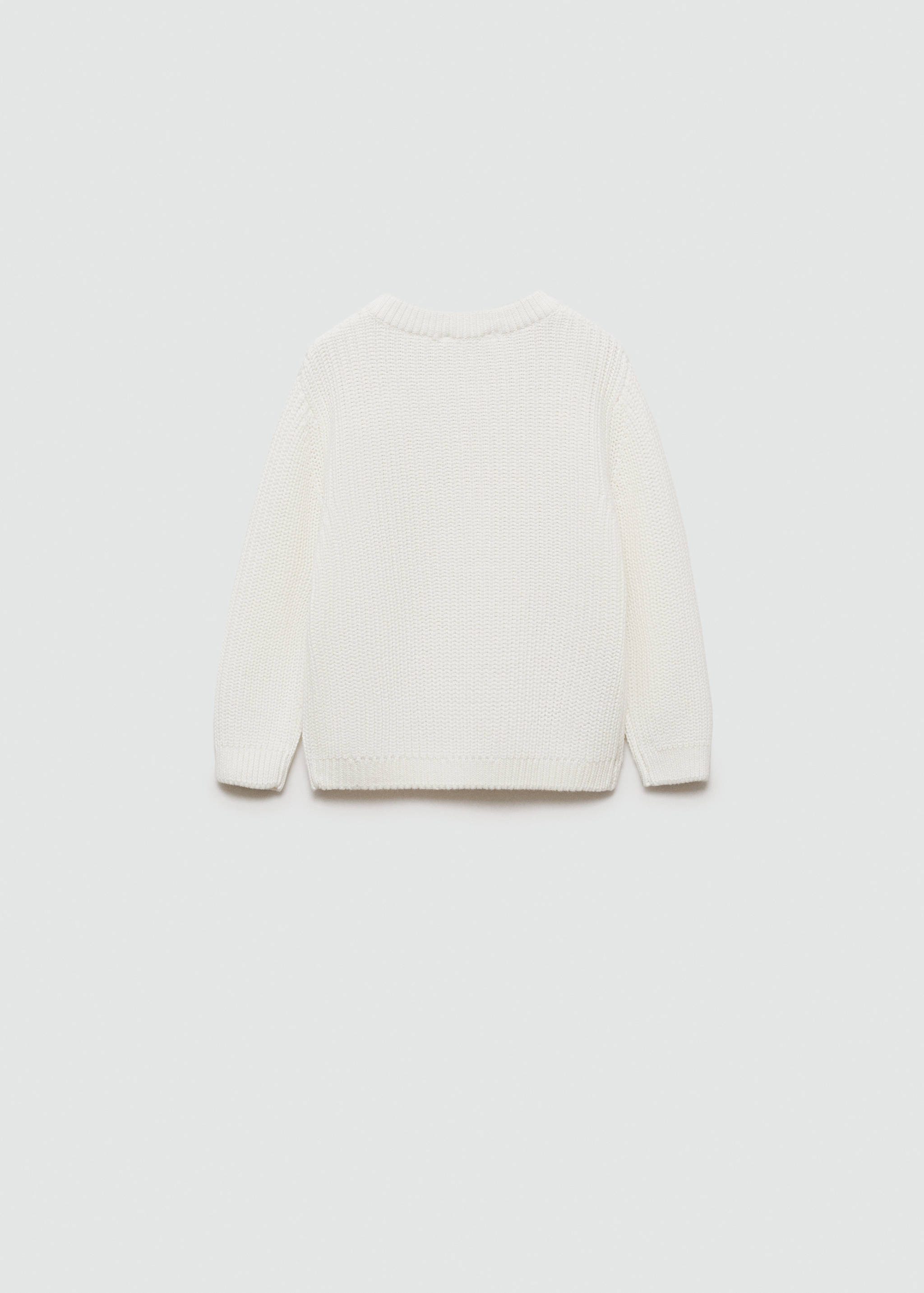 Pull-over maille col boutonné - Verso de l’article