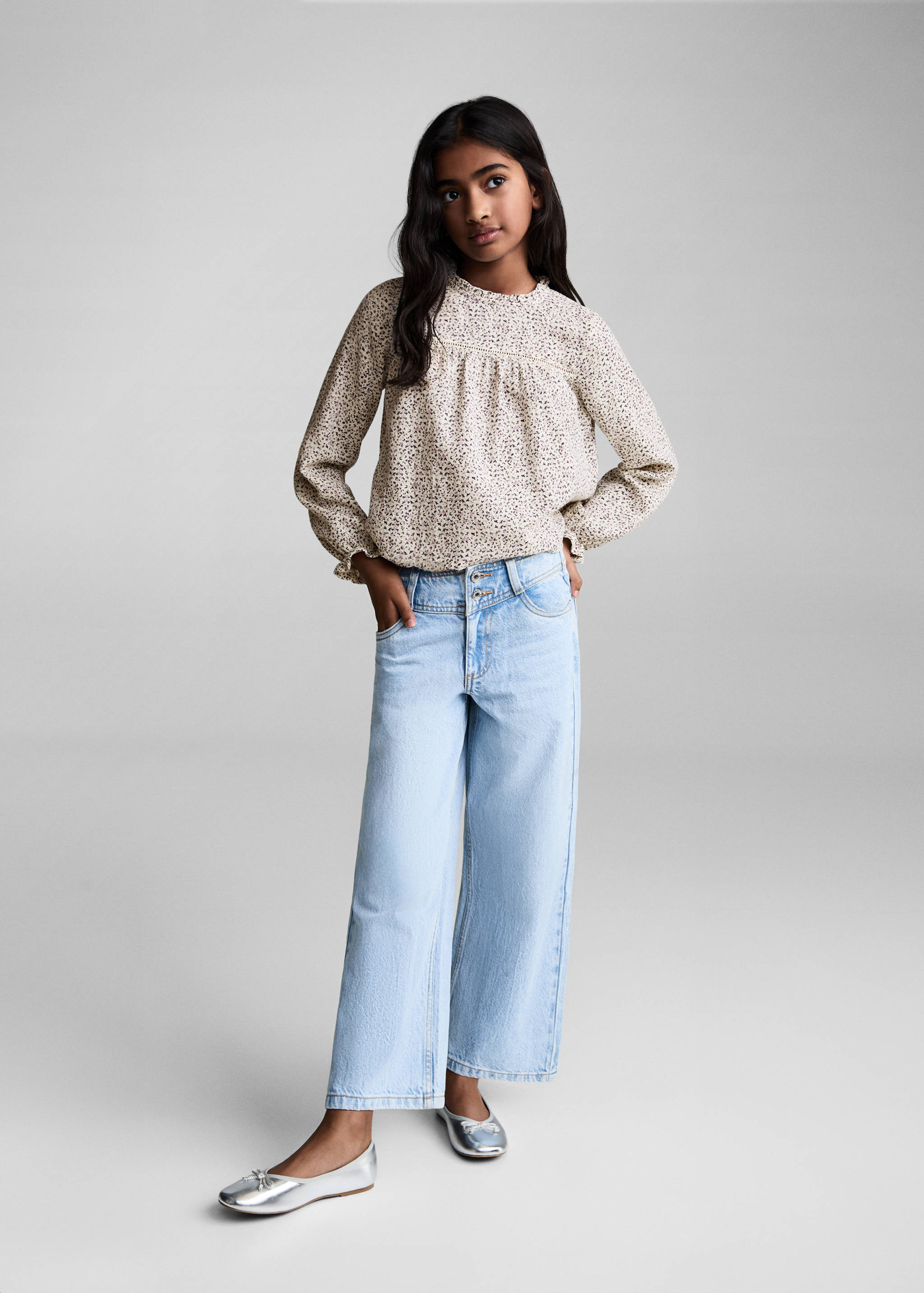 Blouse en imprimé floral - Plan général