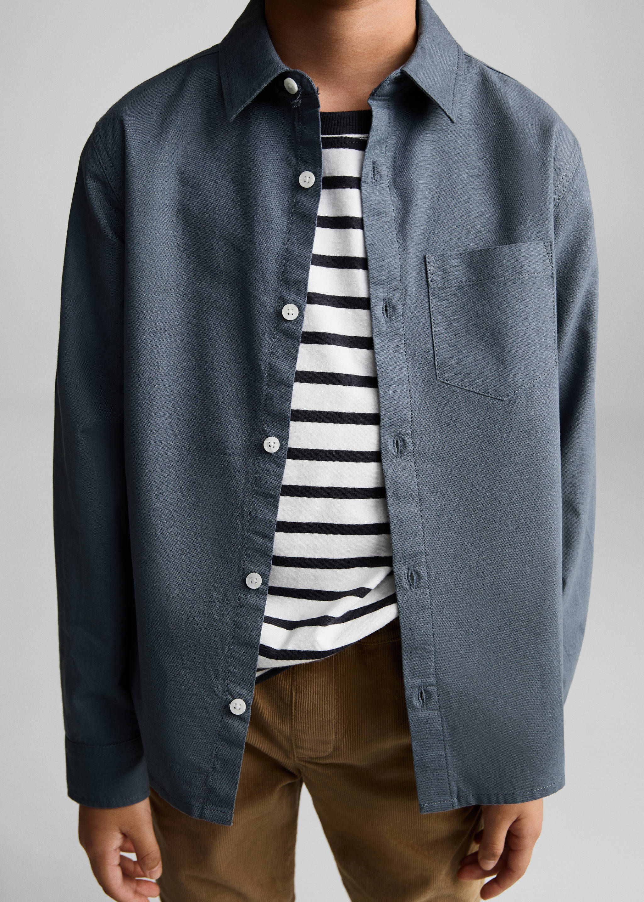 Camisa algodón bolsillo - Detalle del artículo 6