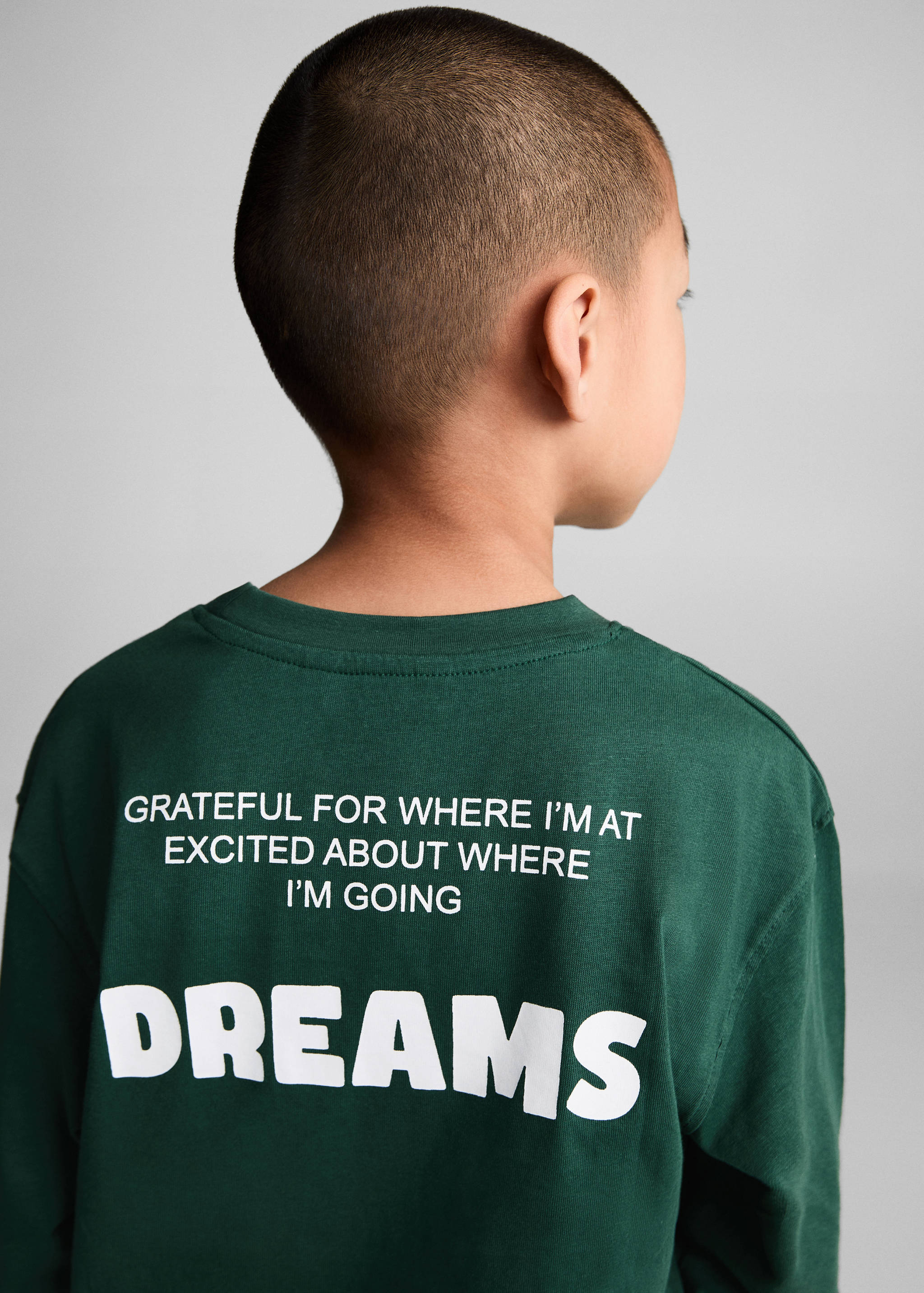 Bedrukt T-shirt met lange mouwen - Detail van het artikel 4