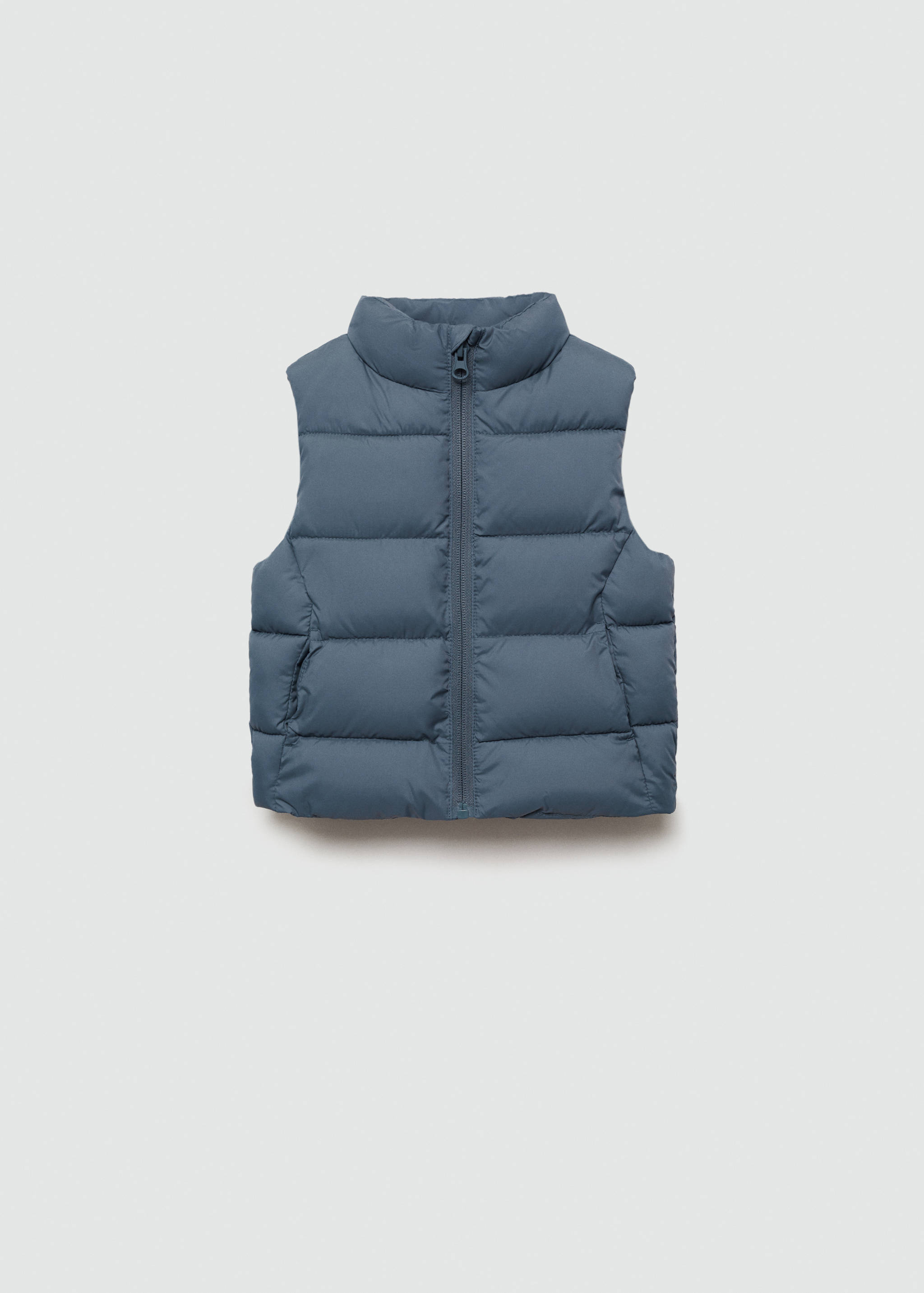 Quilted gilet with pockets - Article without model