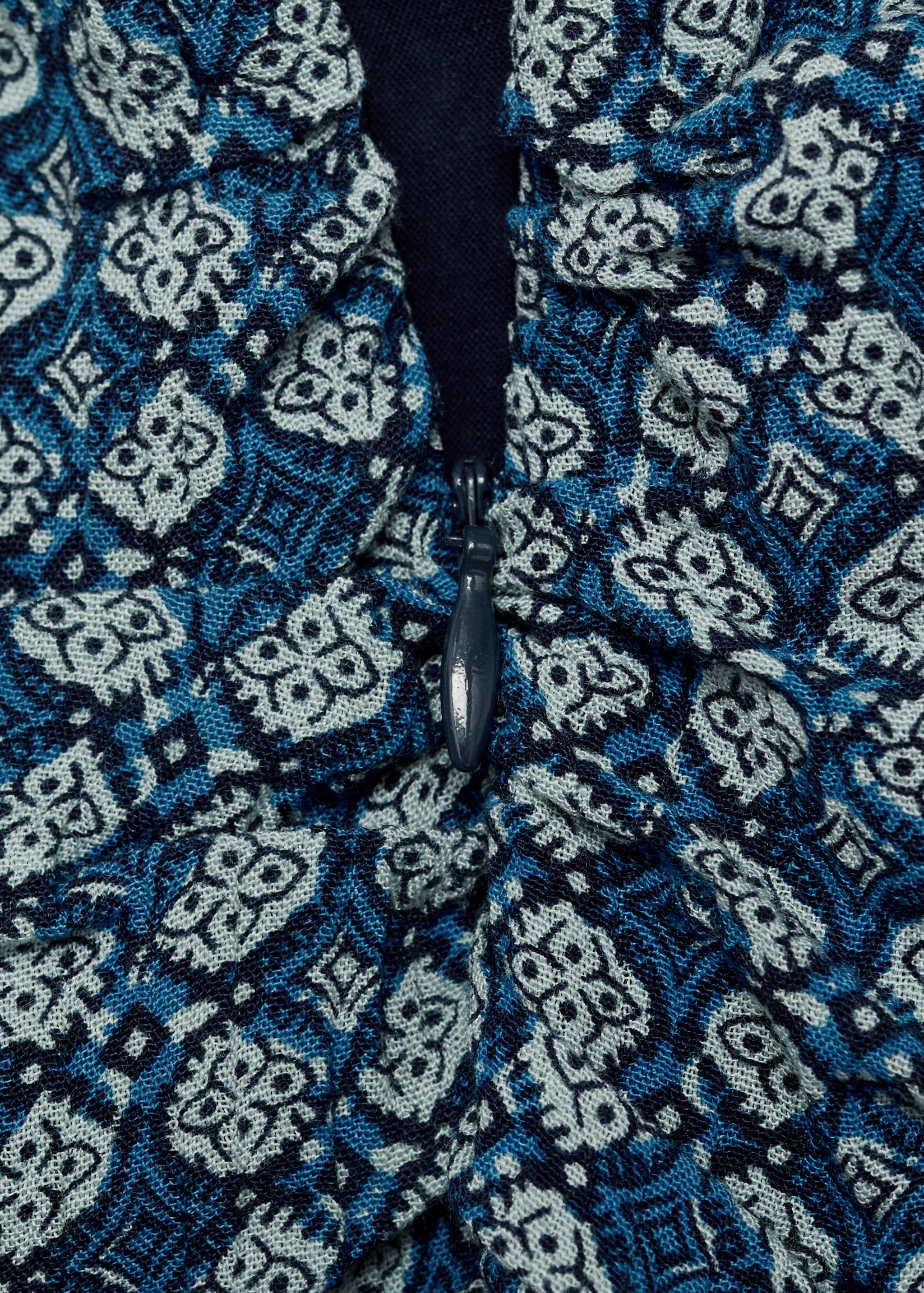 Printed pleated skirt - Details of the article 0