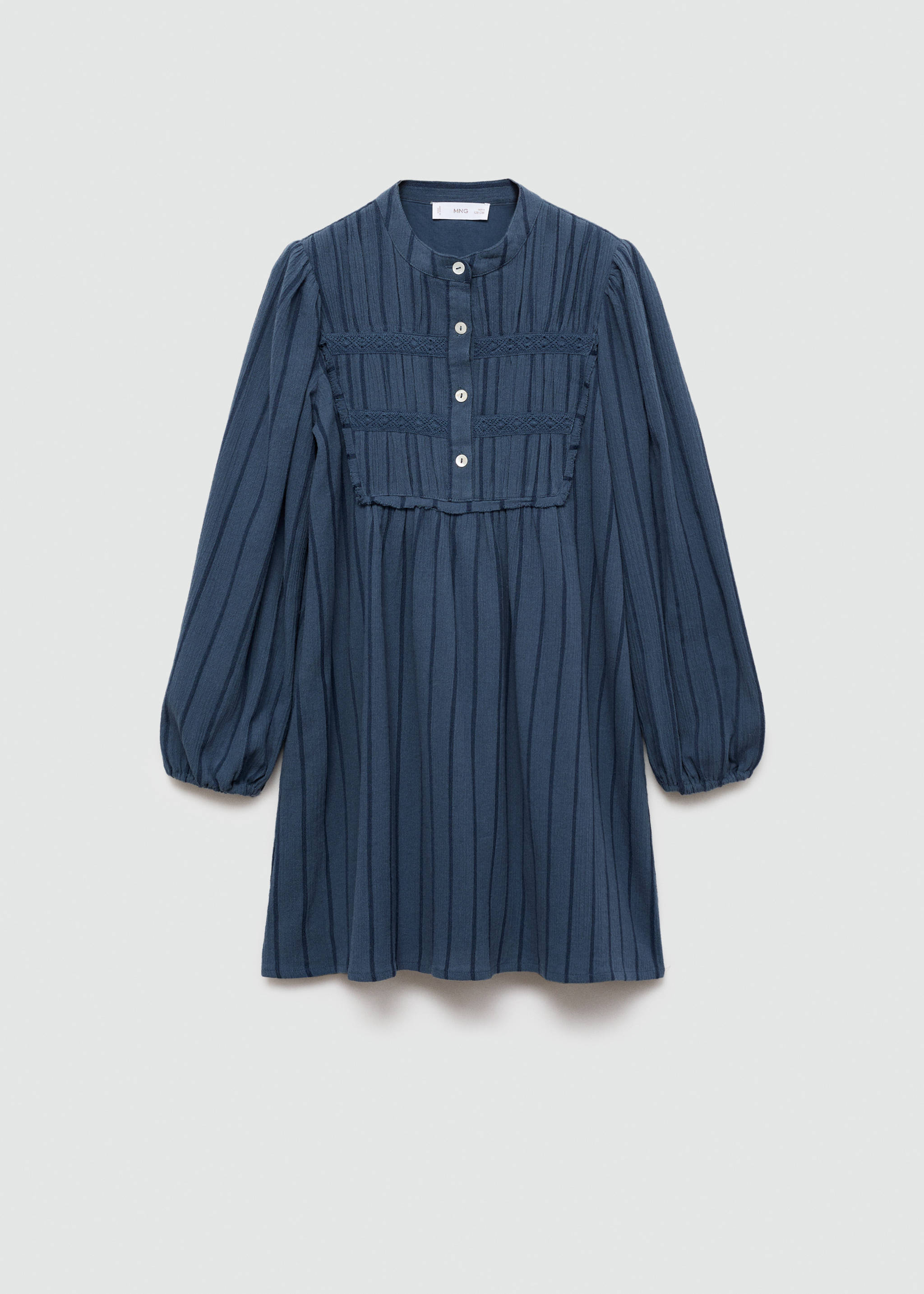 Puffed sleeves cotton dress - Article without model