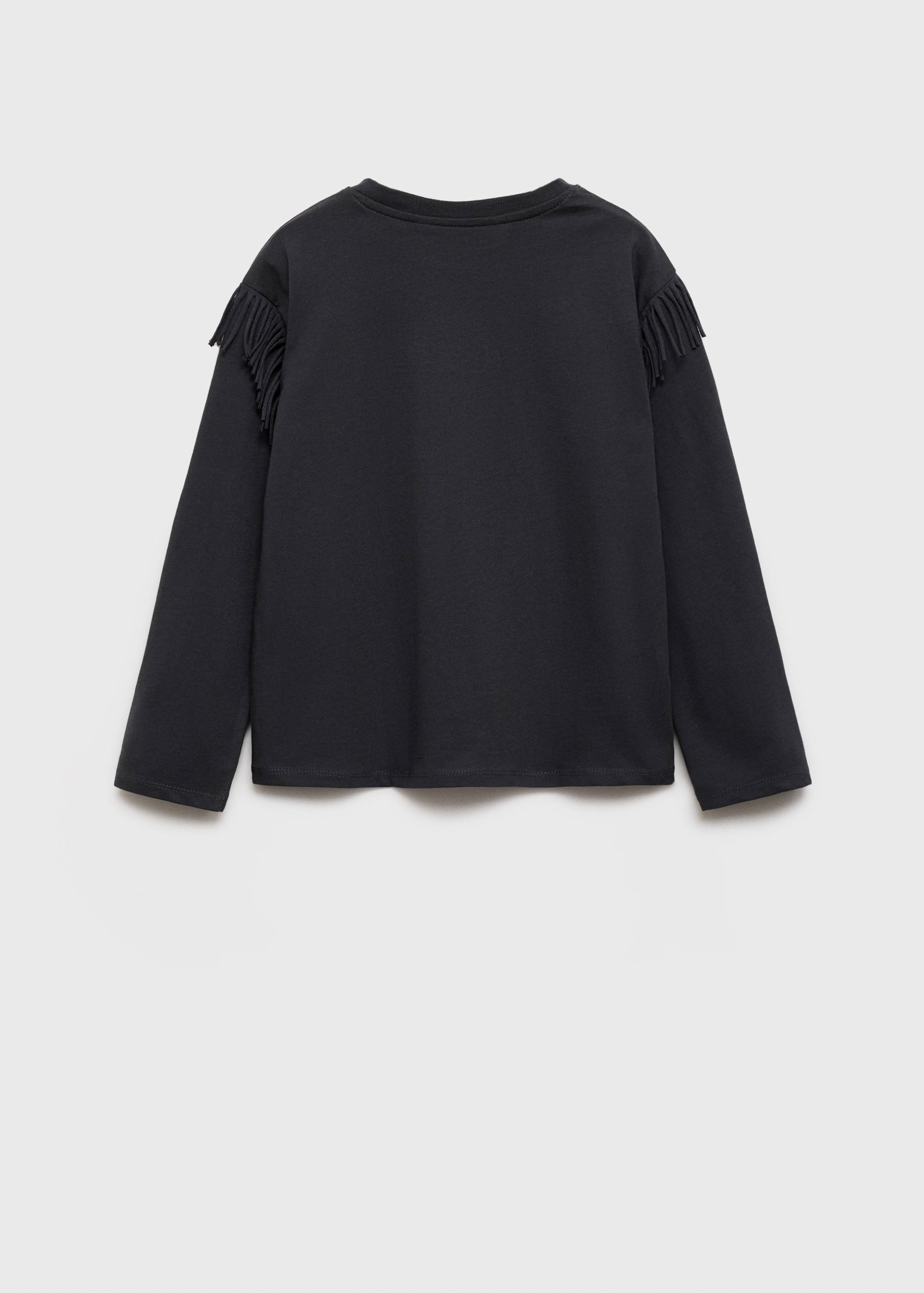 Camiseta bordada flecos - Reverso del artículo