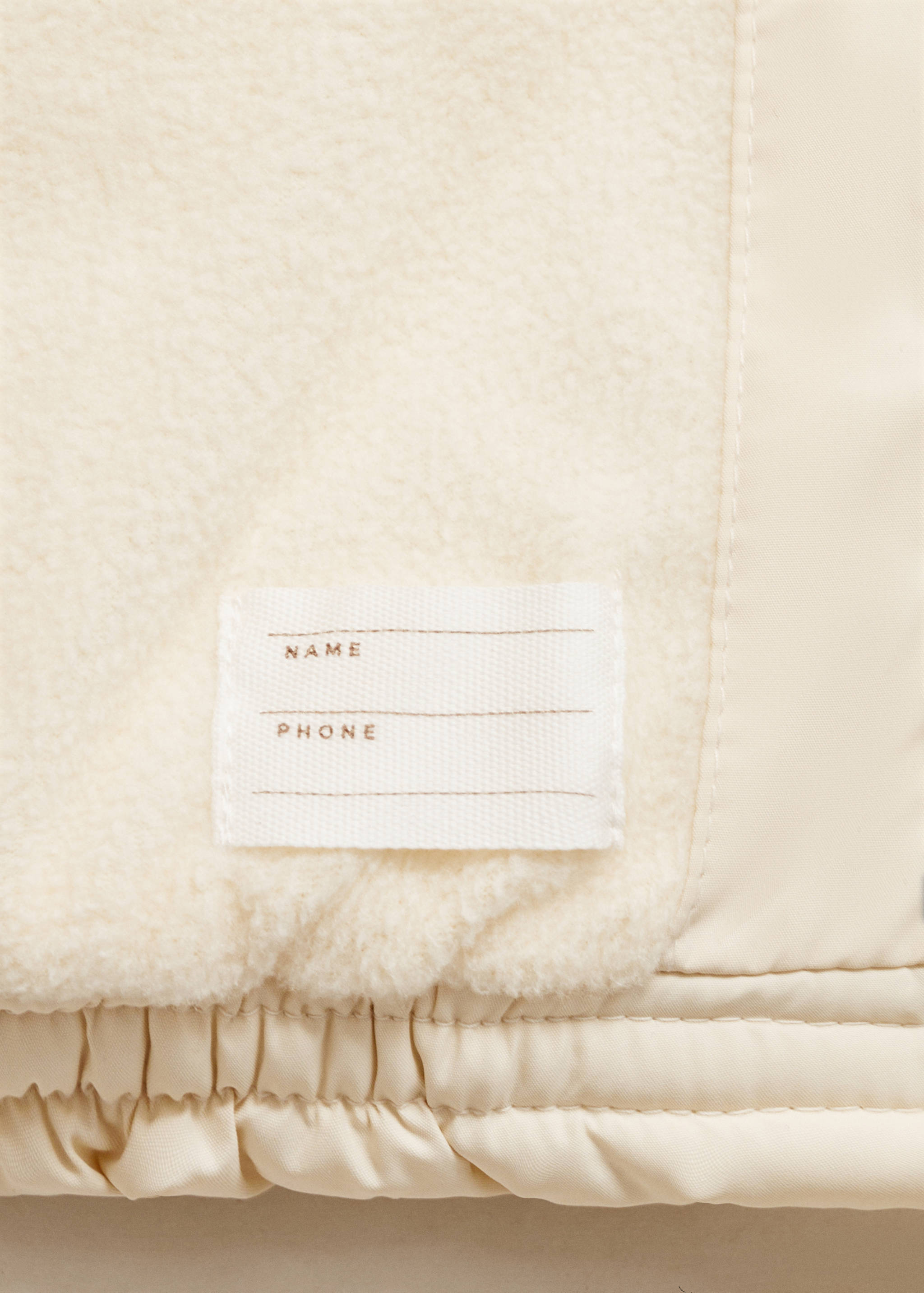 Anorak matelassée imitation mouton retourné - Détail de l'article 0