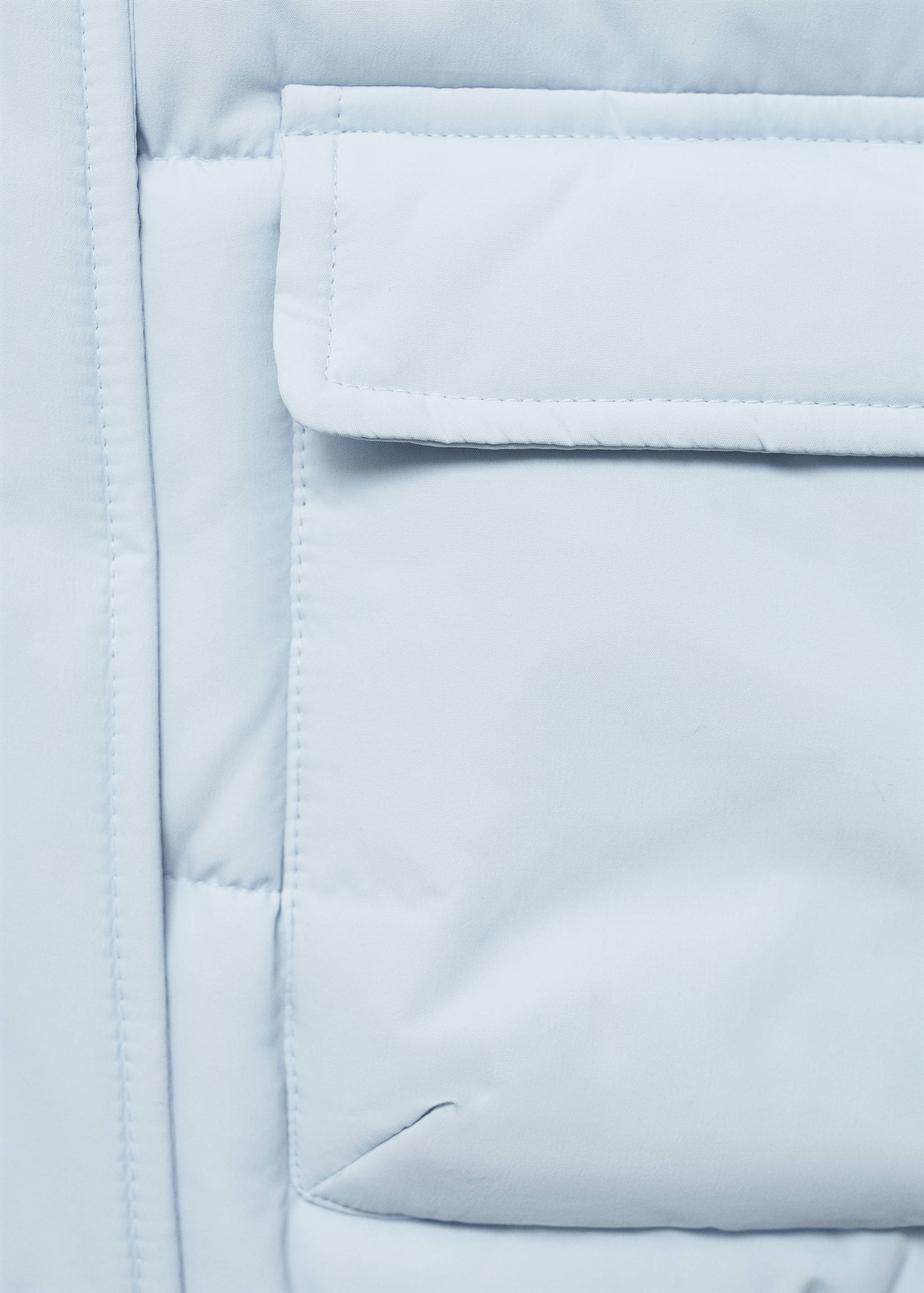 Anorak matelassée imitation mouton retourné - Détail de l'article 8