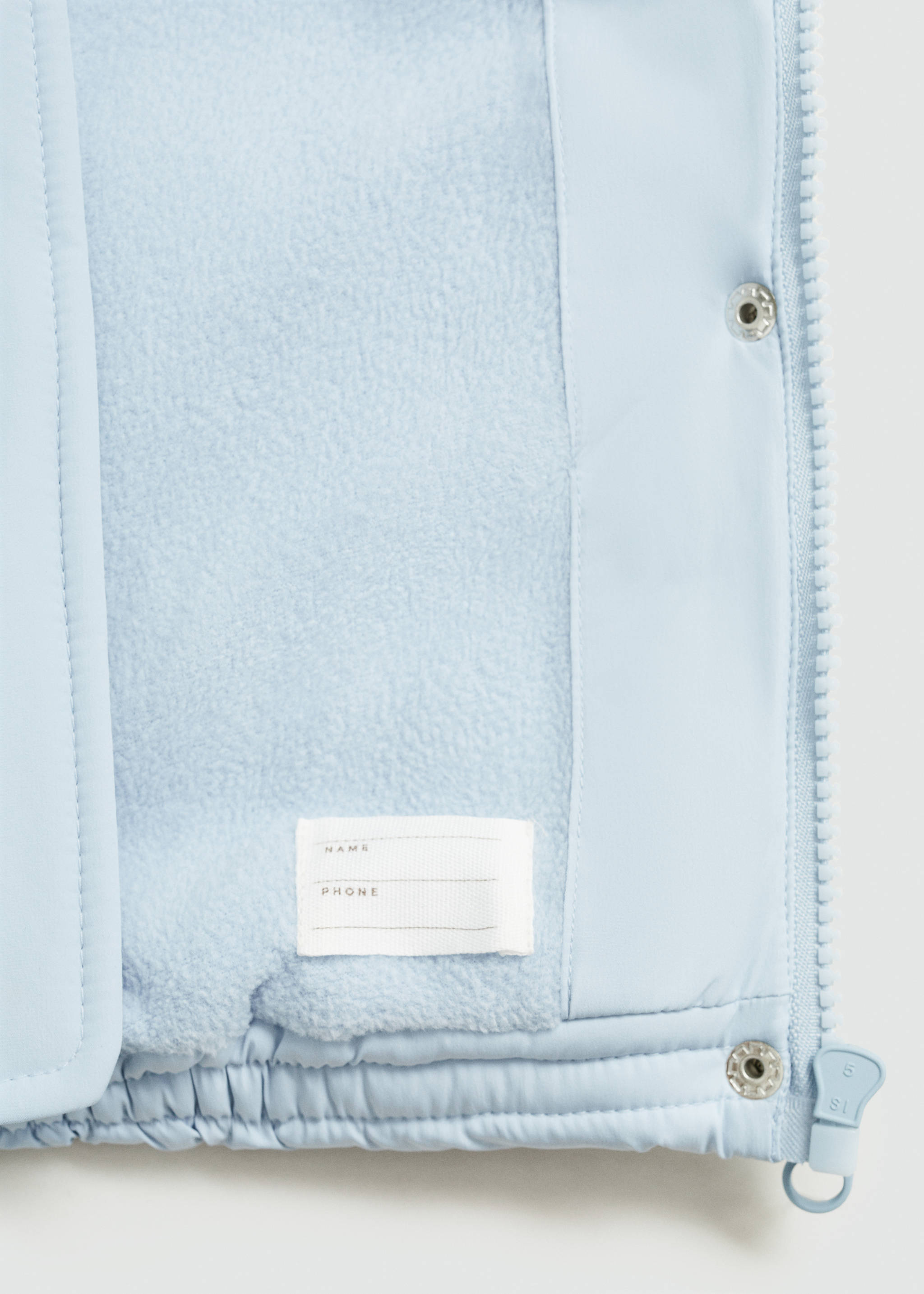 Anorak matelassée imitation mouton retourné - Détail de l'article 0