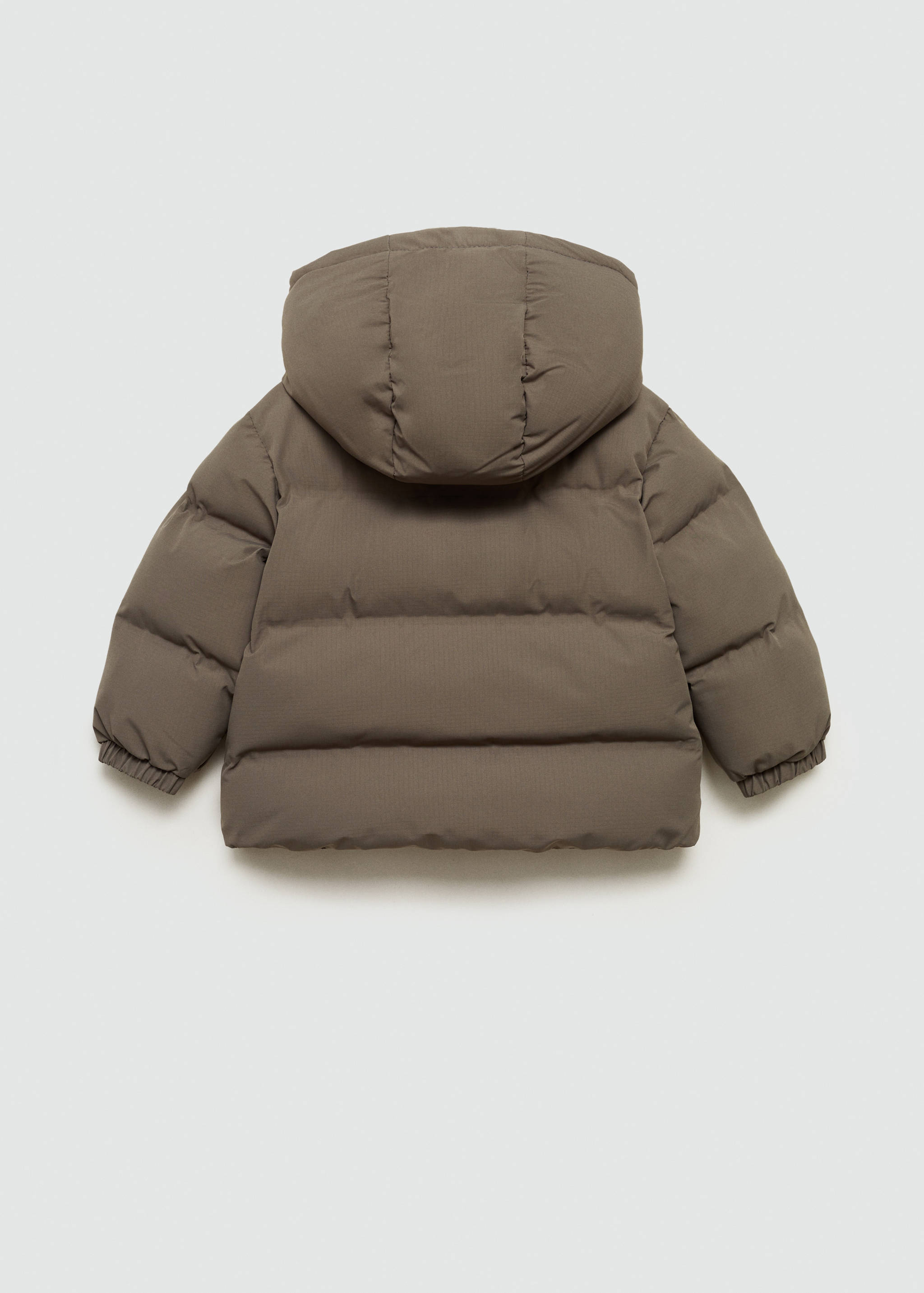 Hood puffer coat - Reverse of the article