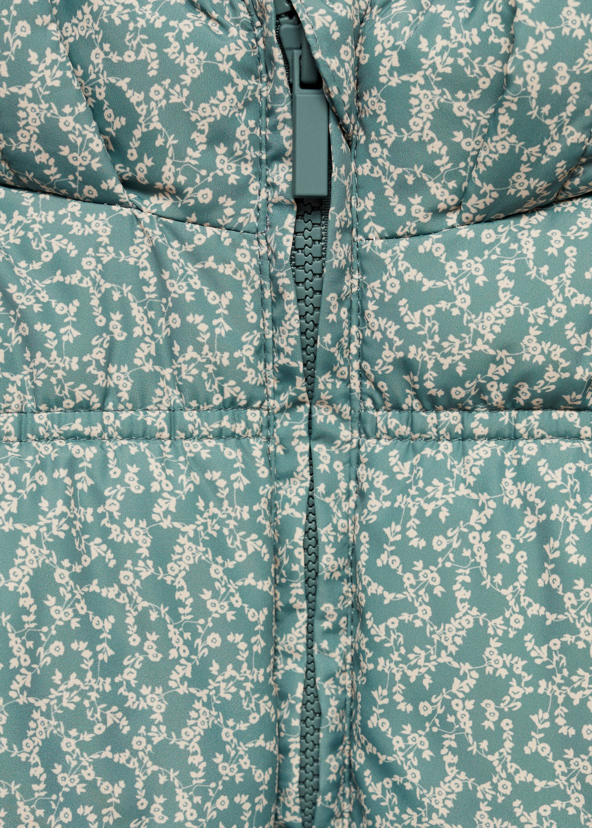Anorak acolchado estampado floral - Detalle del artículo 0