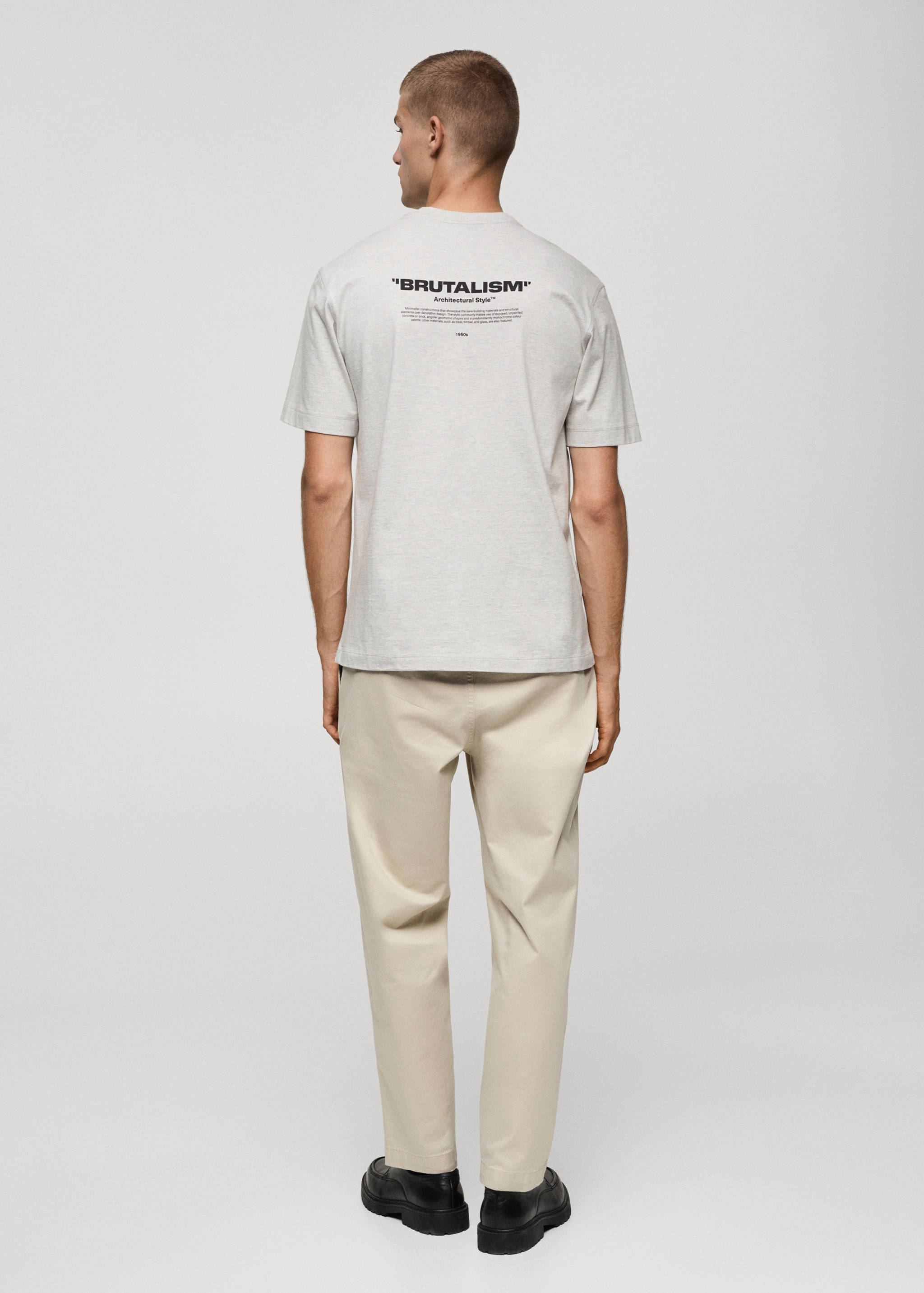 100% cotton t-shirt text - Reverse of the article