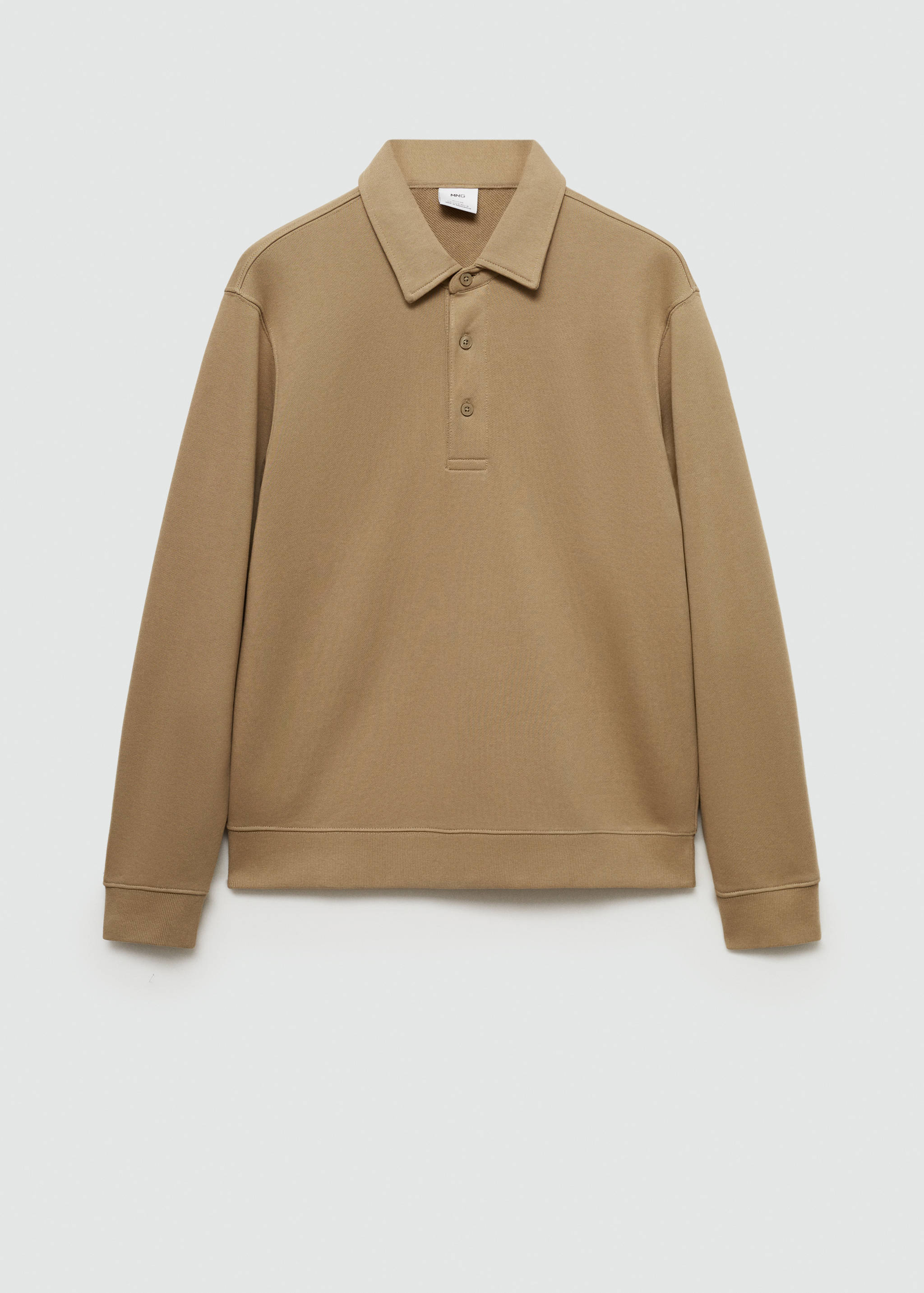 Sweat-shirt polo 100 % coton - Article sans modèle