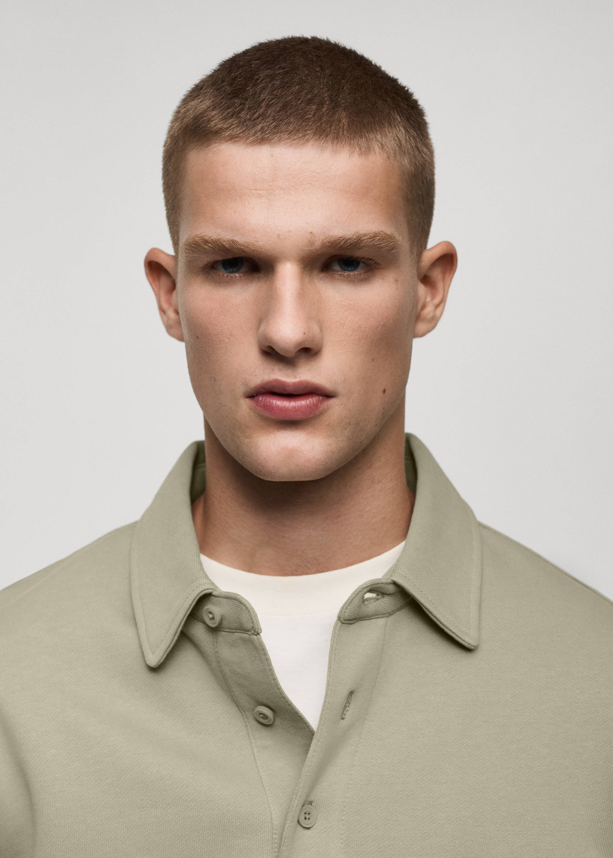 Sweat-shirt polo 100 % coton - Détail de l'article 1