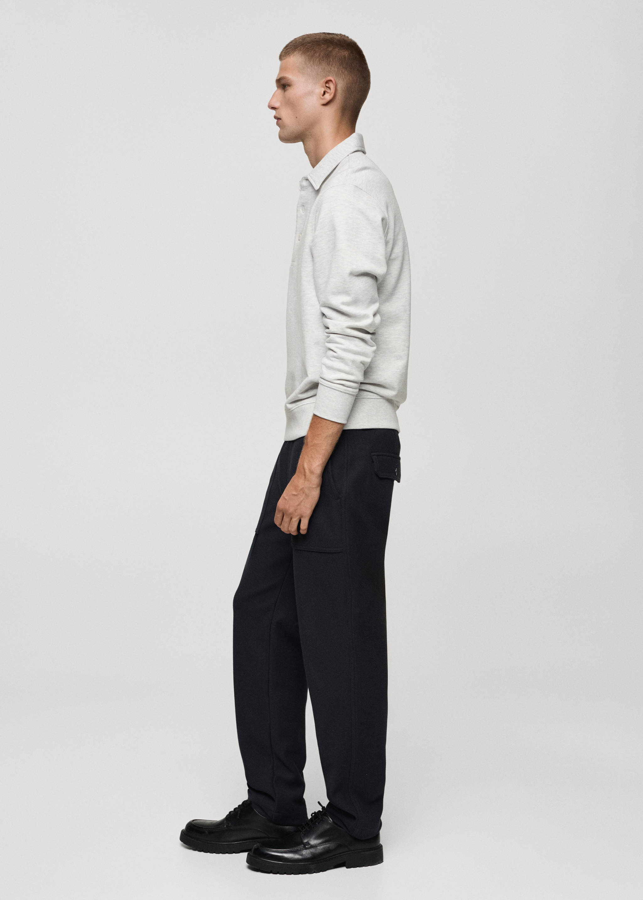 Sweat-shirt polo 100 % coton - Détail de l'article 2