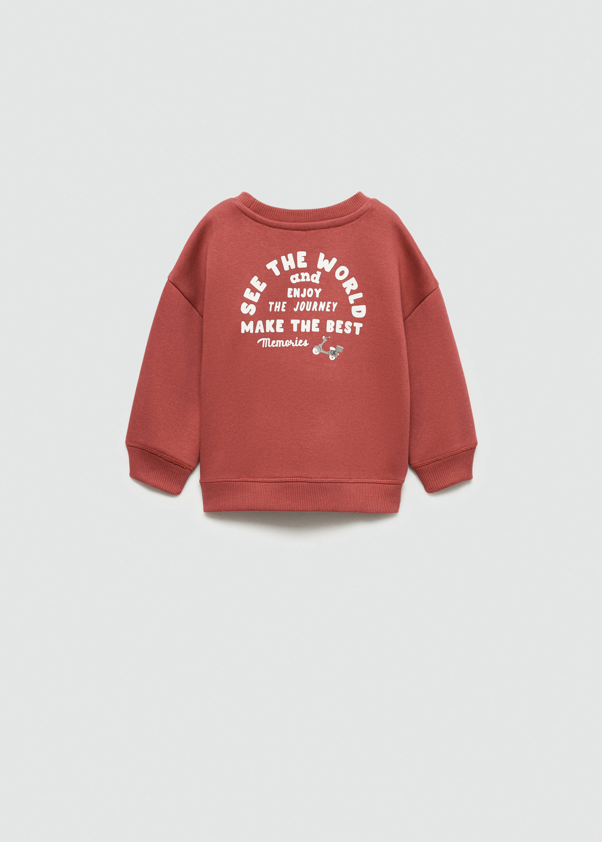Sweat-shirt imprimé animé - Verso de l’article