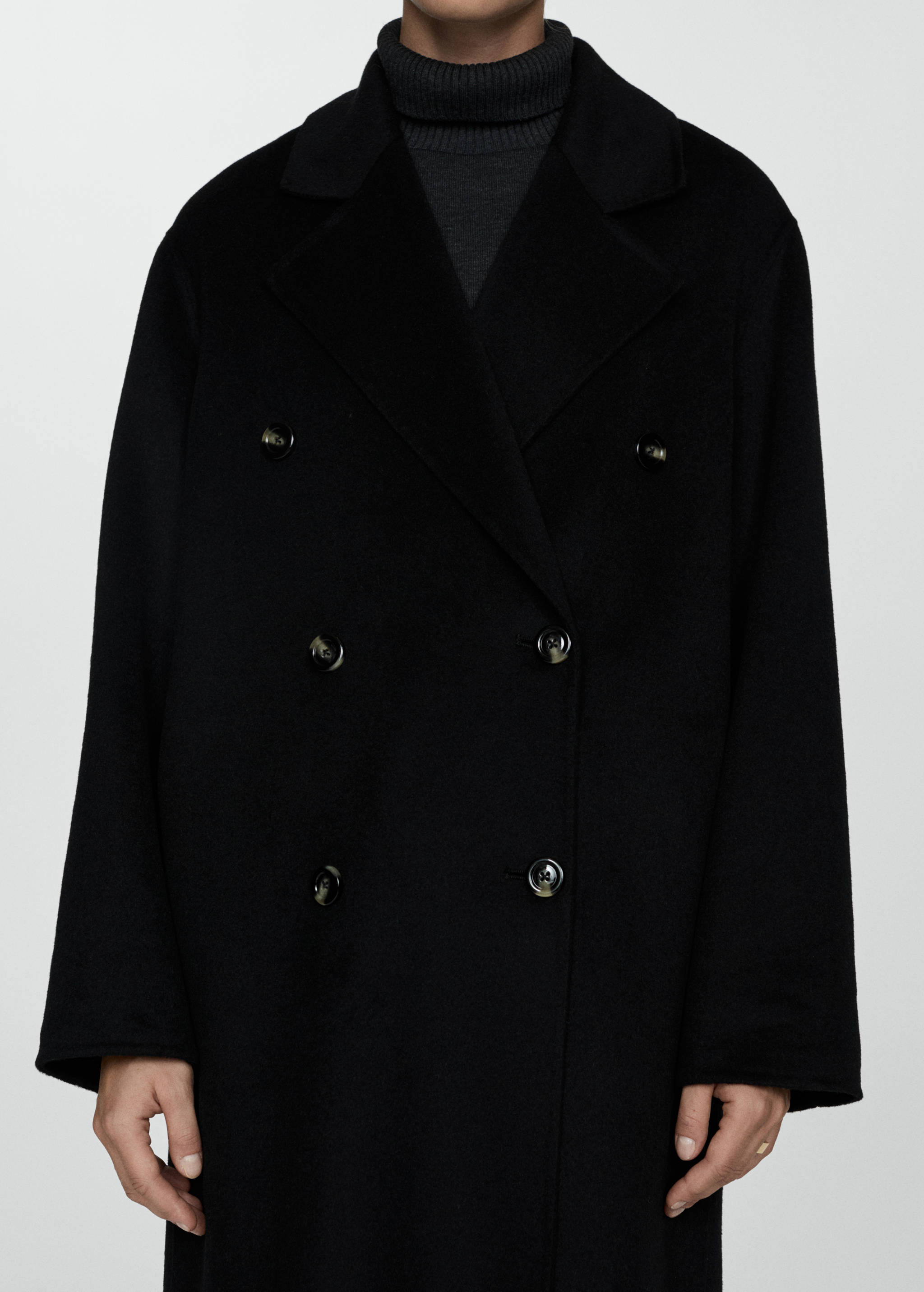 Handmade oversized wool coat - Details of the article 2