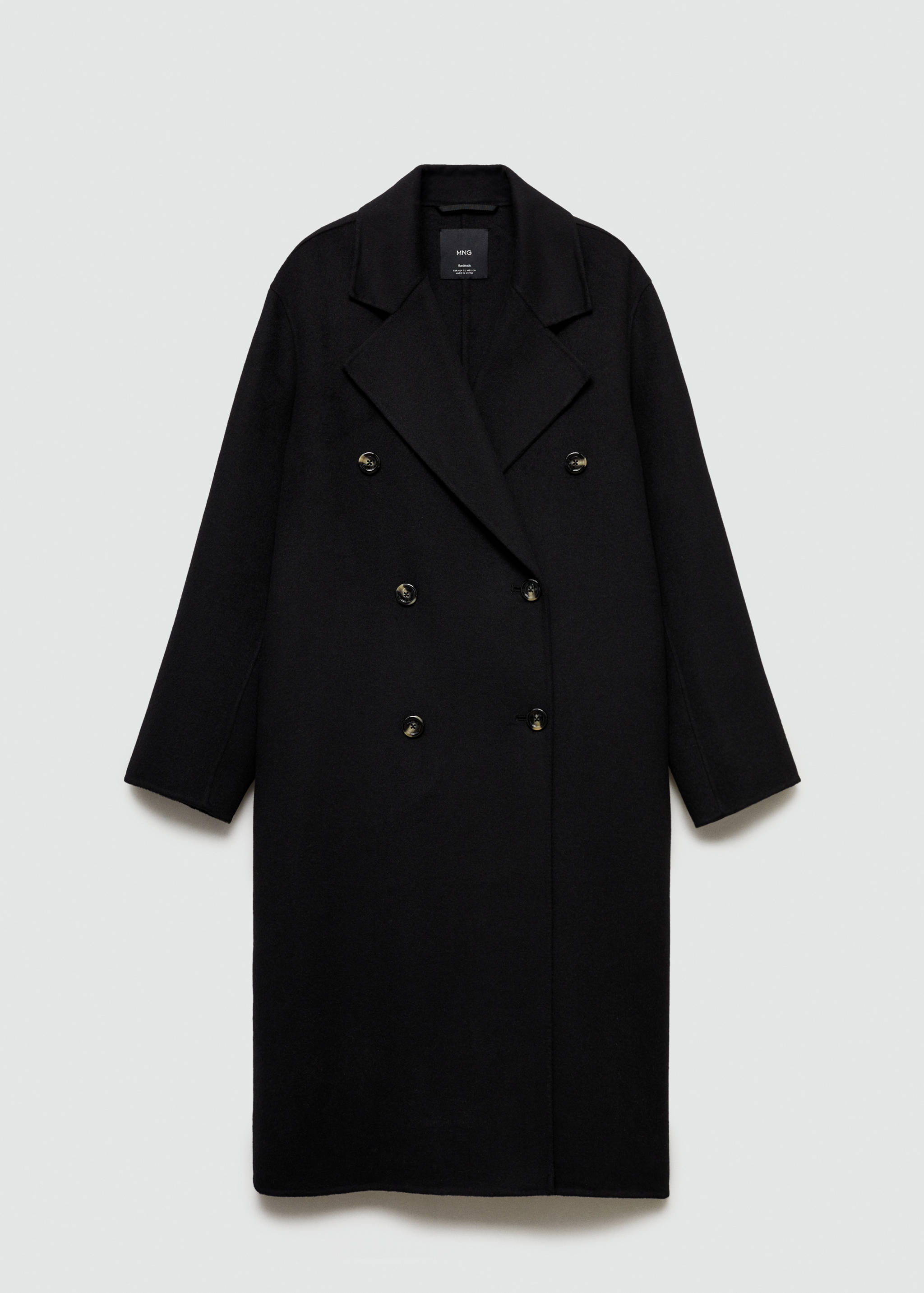 Handmade oversized wool coat - Article without model