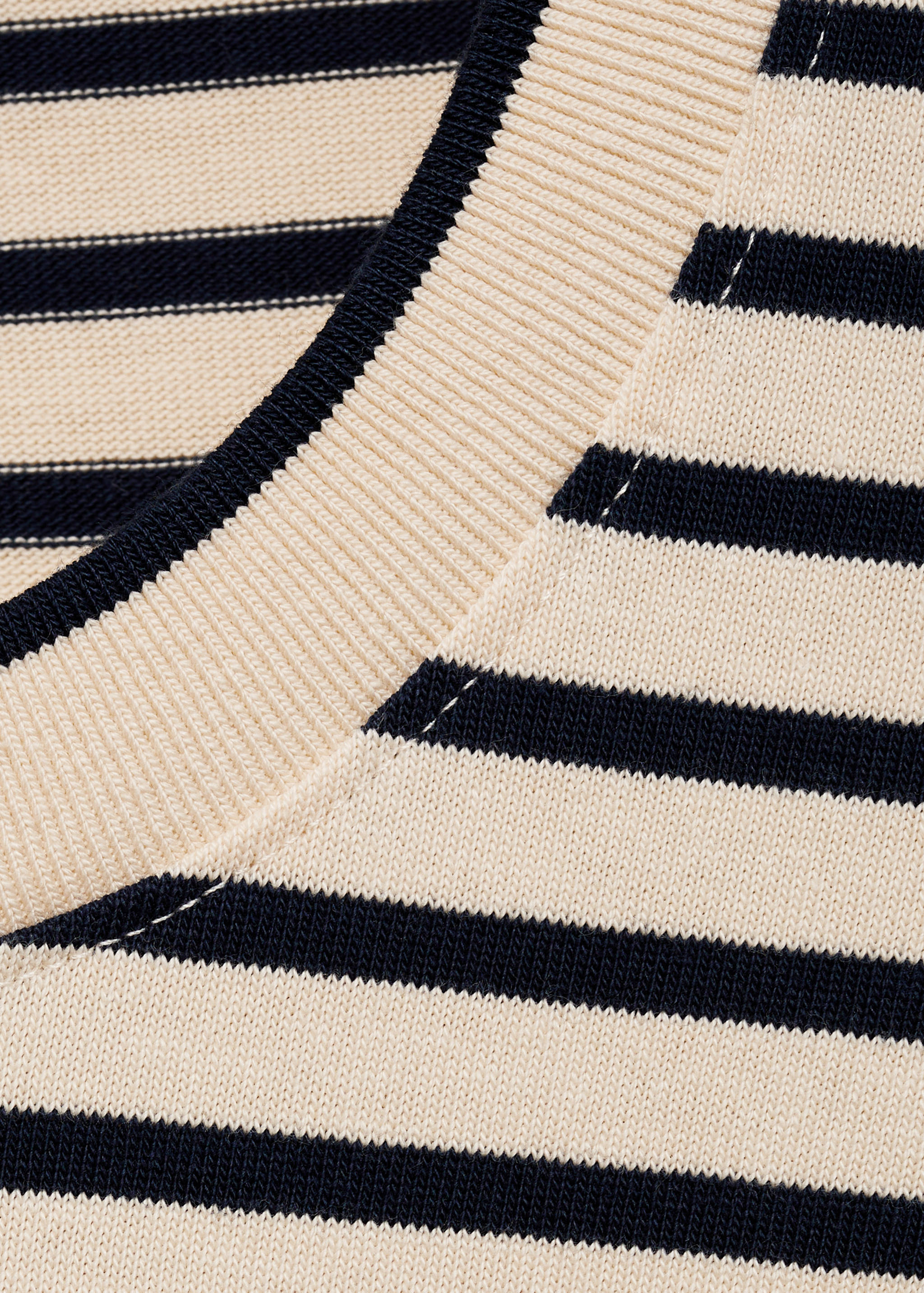 100% cotton relaxed-fit striped t-shirt - Details of the article 8