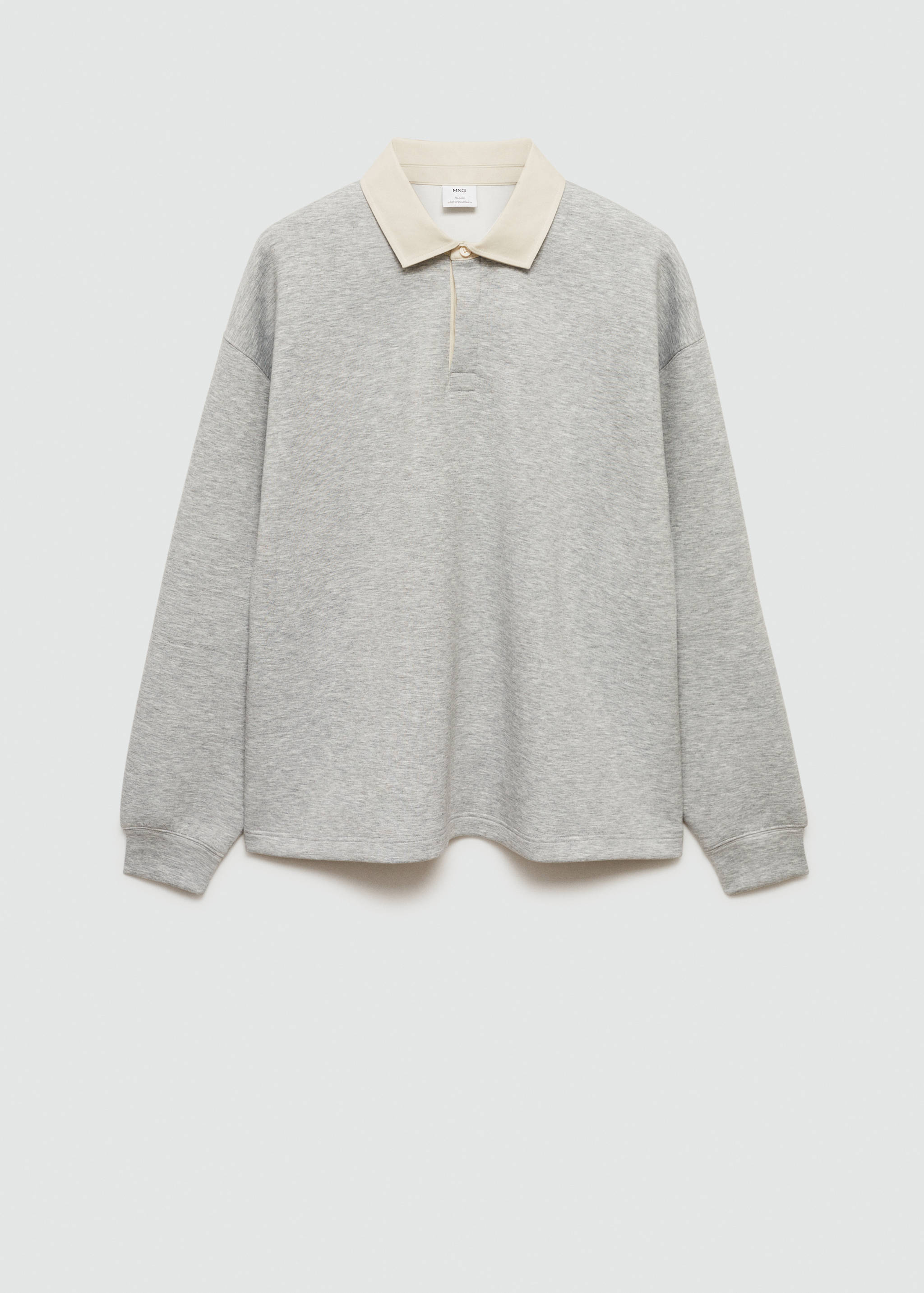 Relaxed-fit polo sweatshirt - Article without model