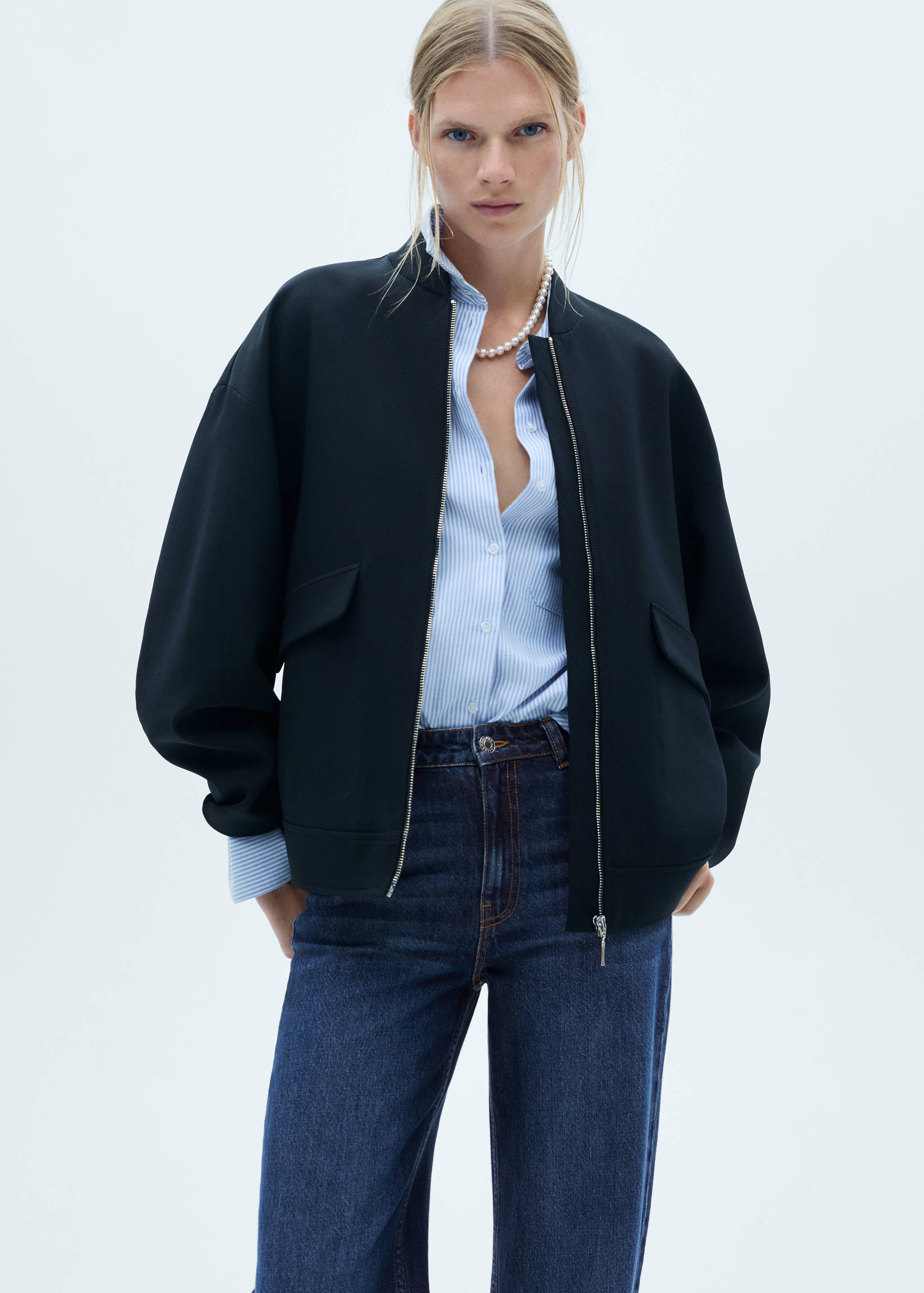 Danila high-waisted wide leg jeans - Medium plane