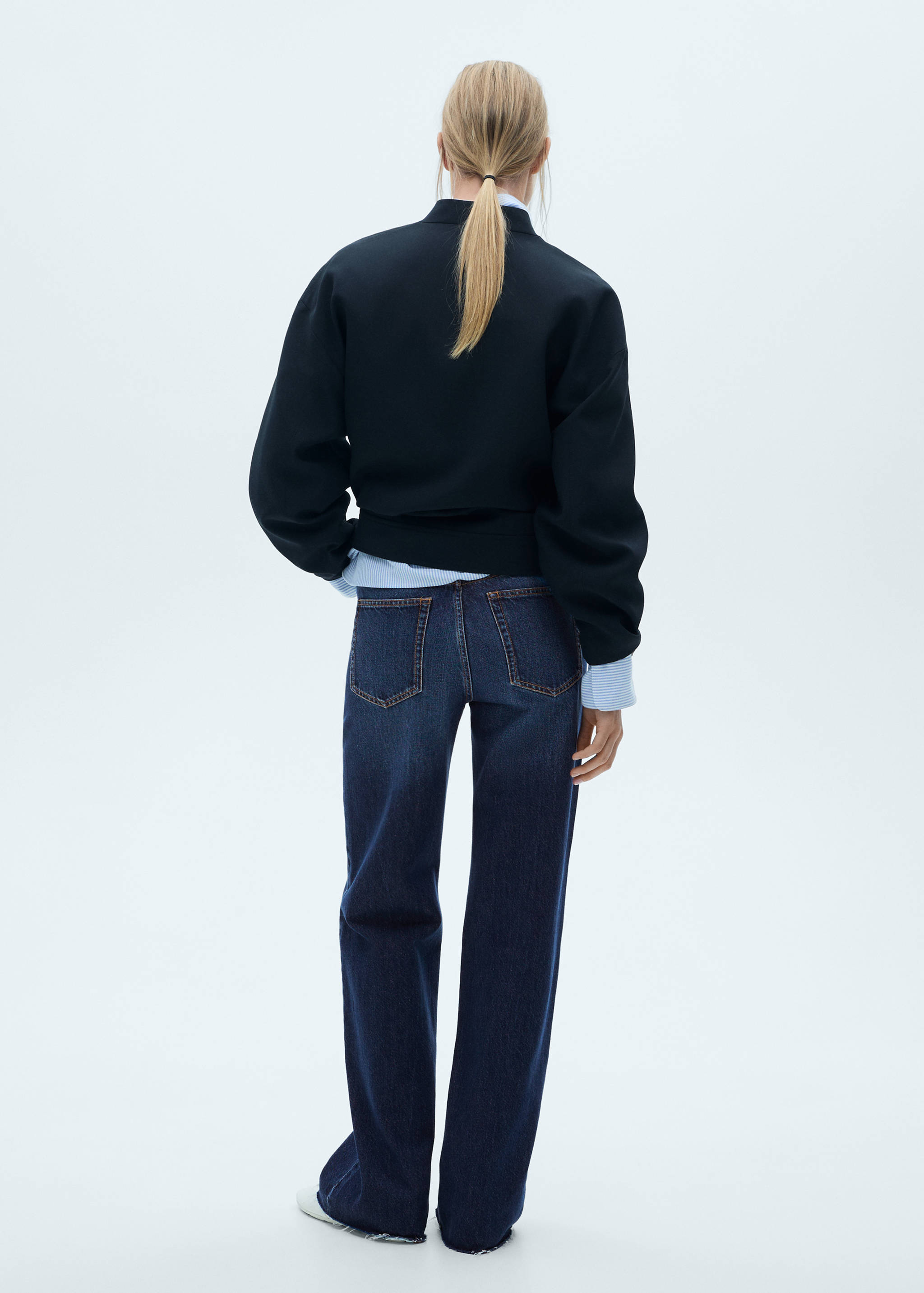 Danila high-waisted wide leg jeans - Reverse of the article