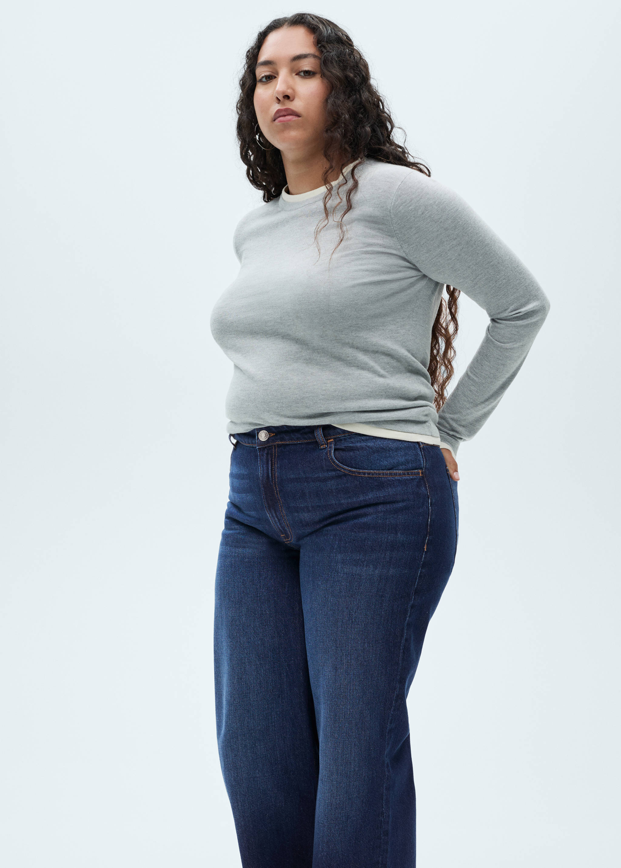 Danila high-waisted wide leg jeans - Details of the article 5