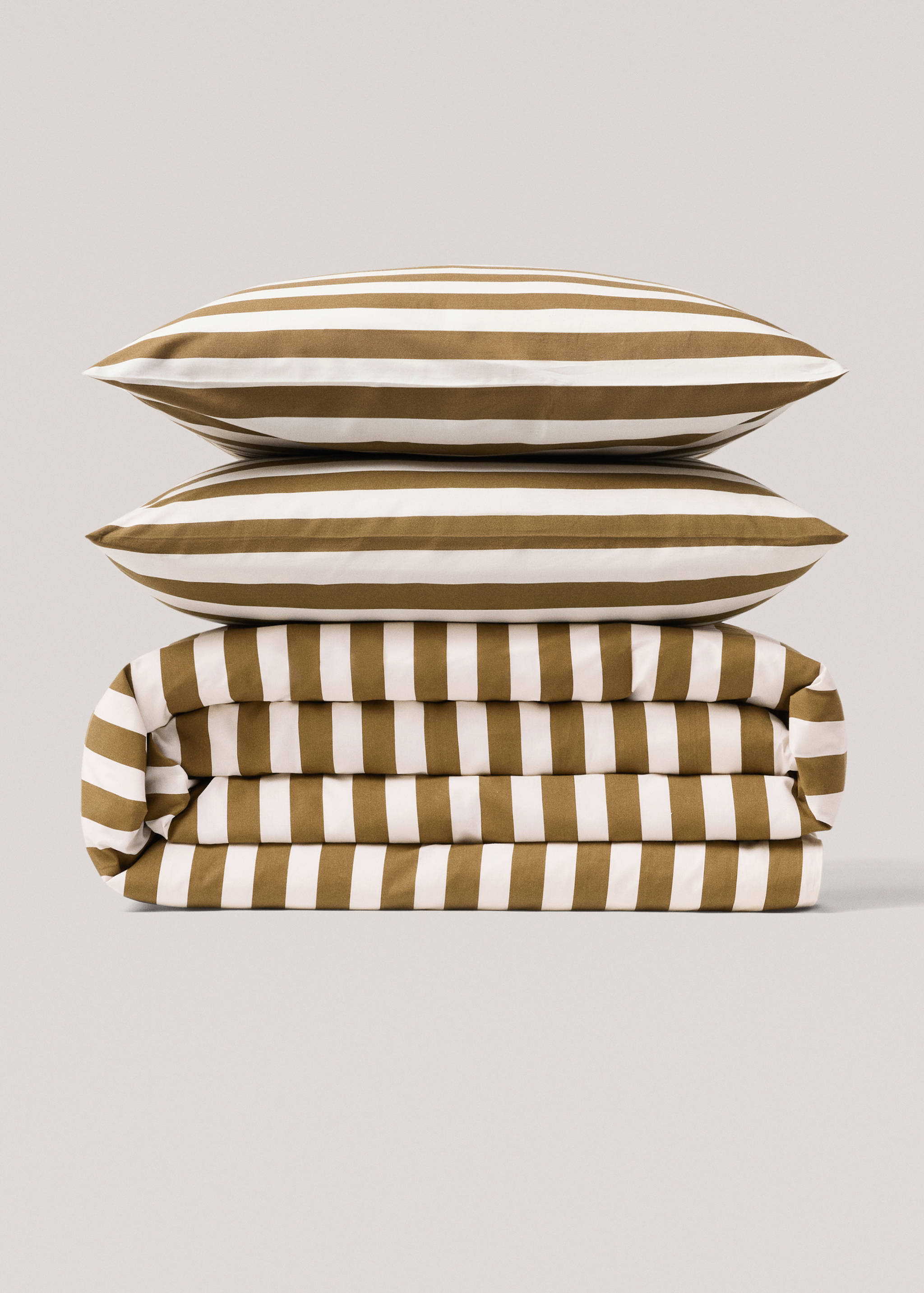 Striped duvet cover for queen bed - Article without model