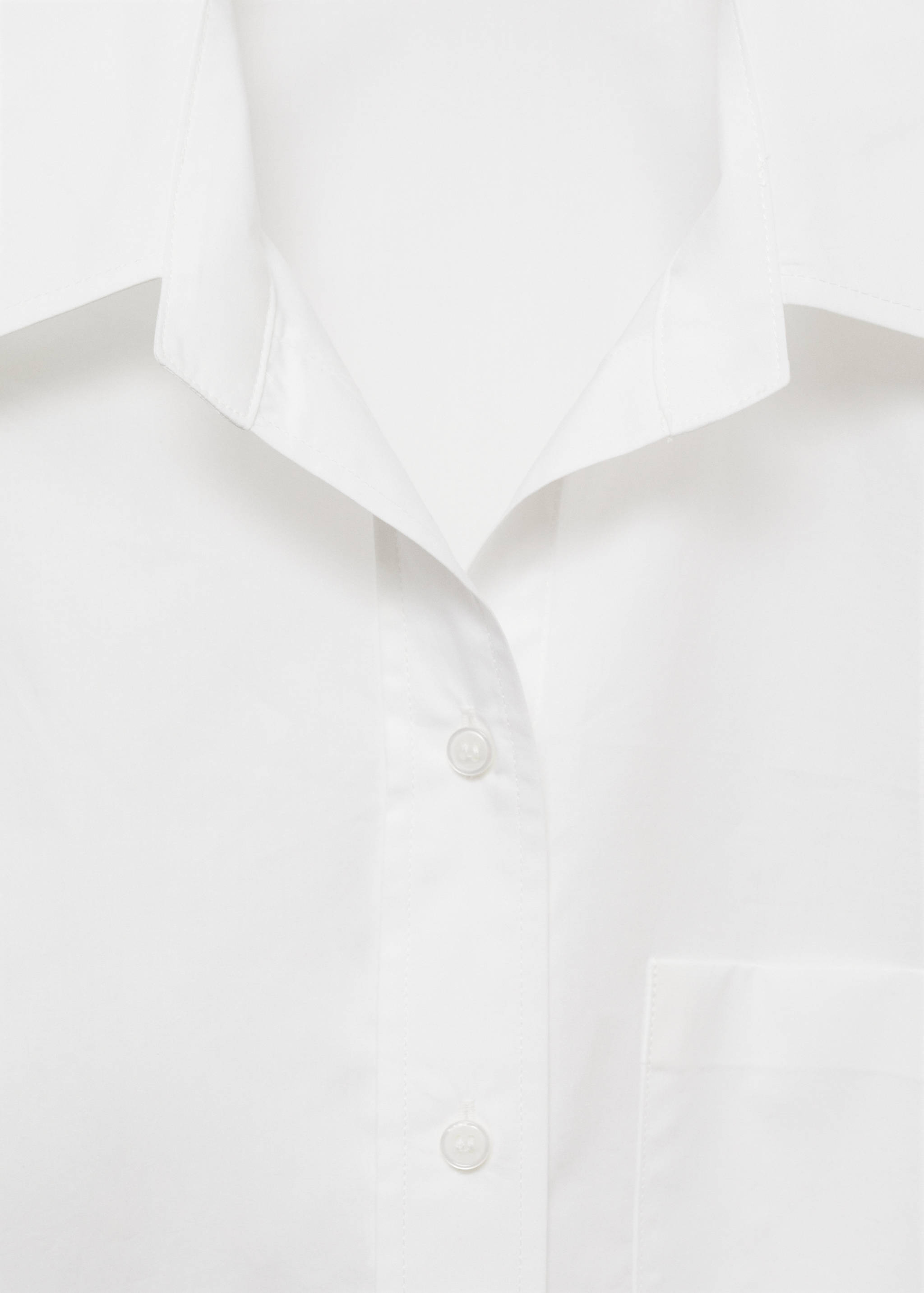 Gathered details cotton shirt - Details of the article 8