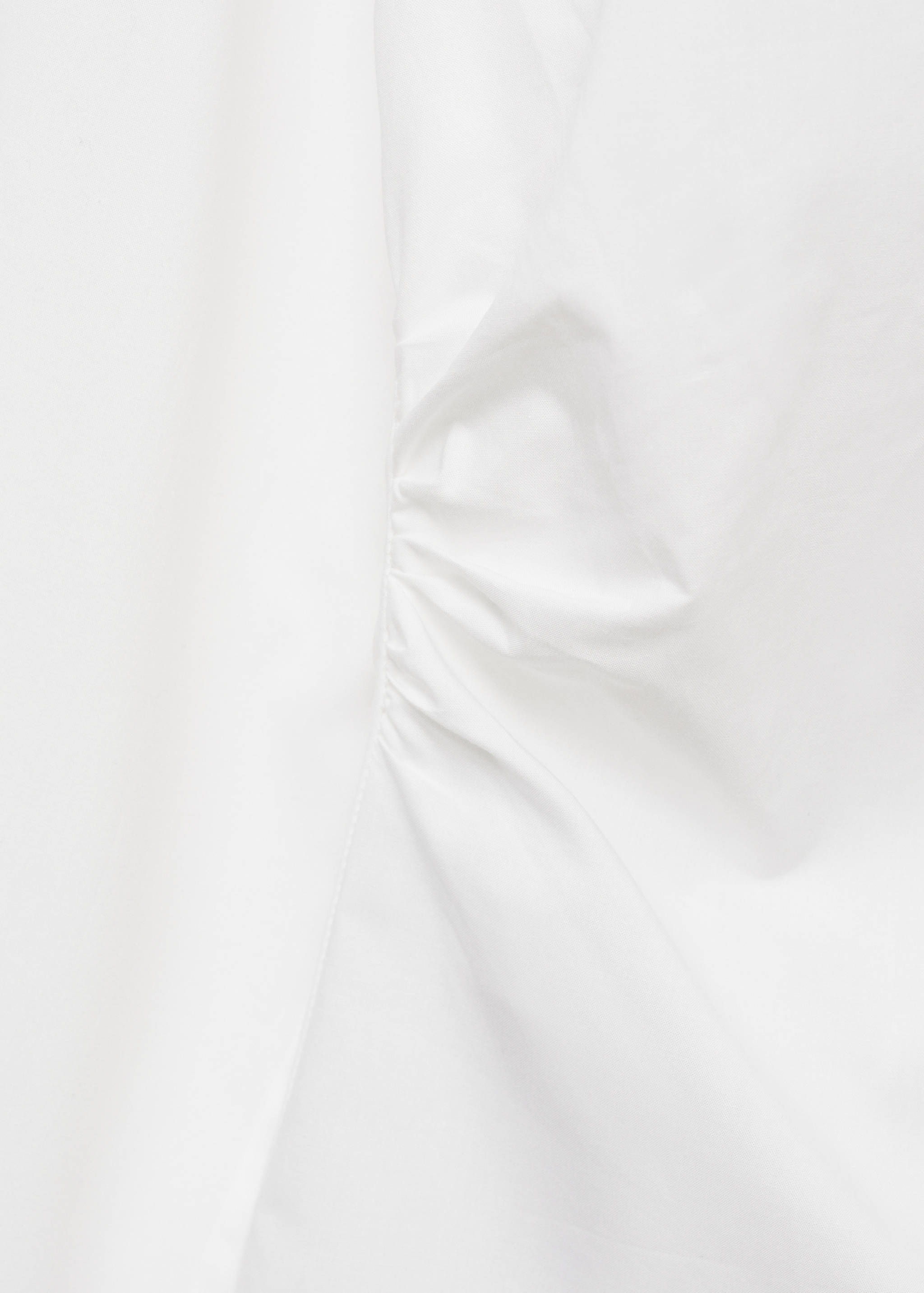 Gathered details cotton shirt - Details of the article 0