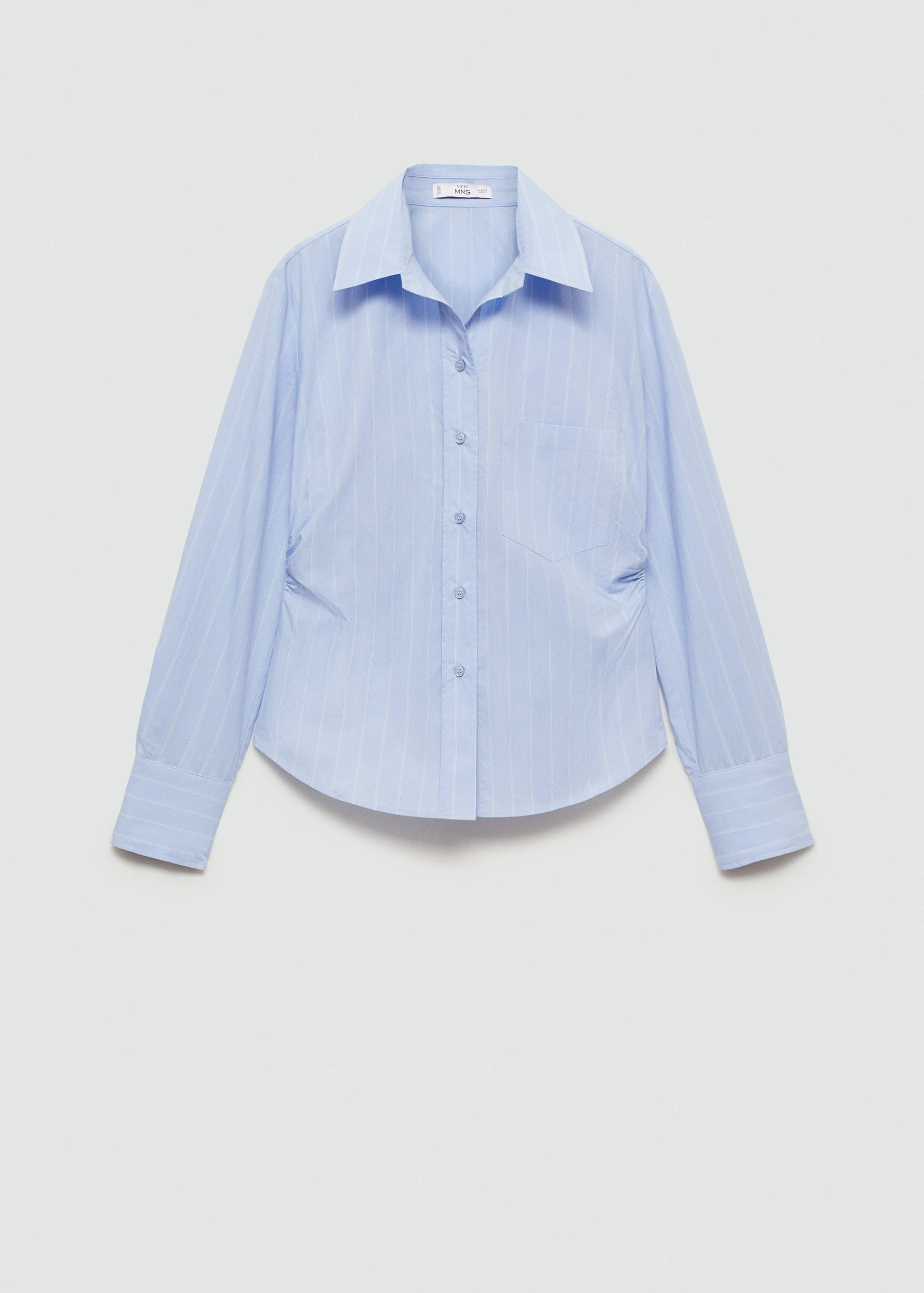 Gathered details cotton shirt - Article without model