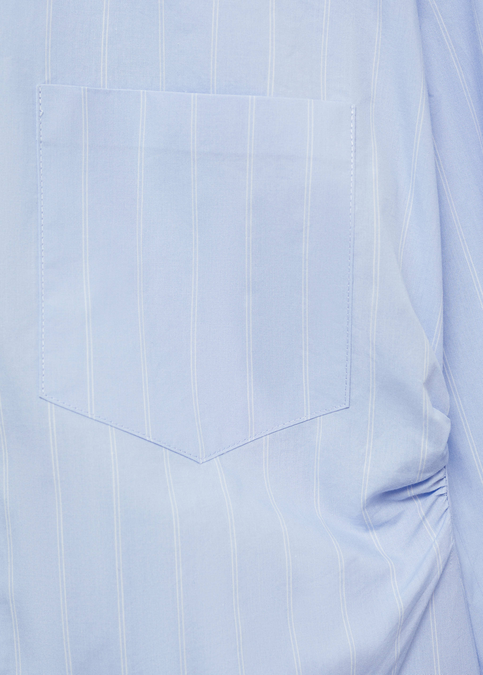 Gathered details cotton shirt - Details of the article 0