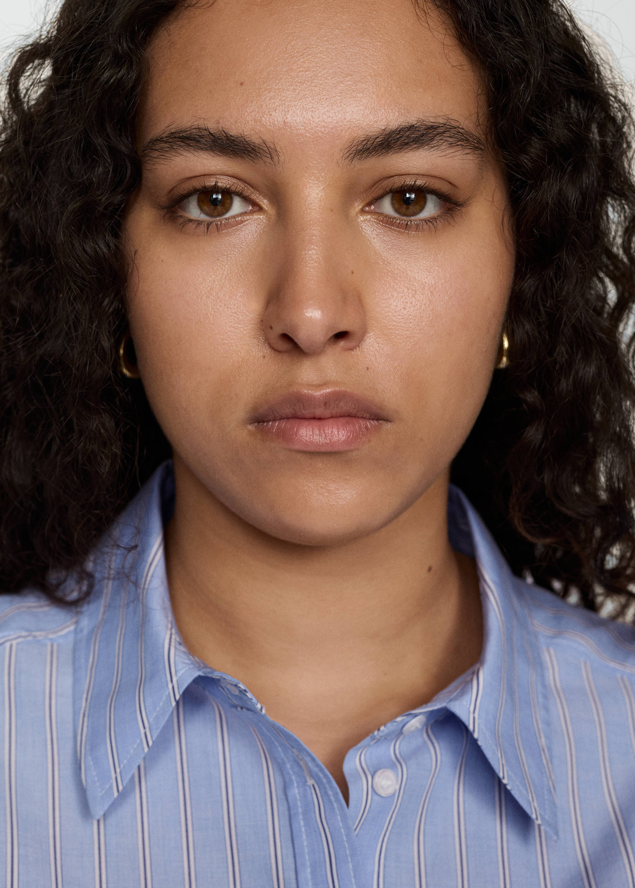 Camisa ratlles vora de contrast - Detall de l'article 4