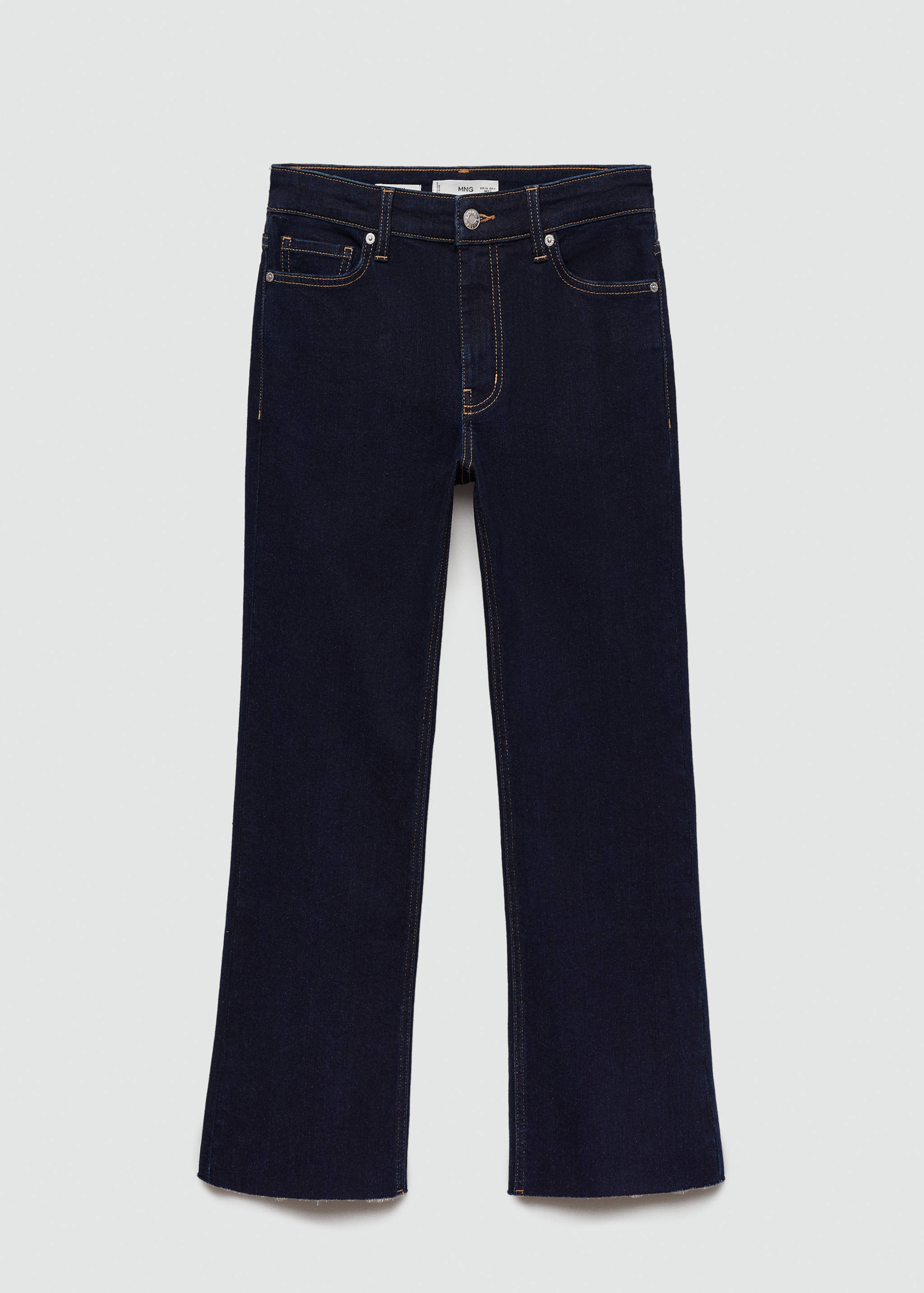 Sienna rinse-wash flared cropped jeans - Article without model