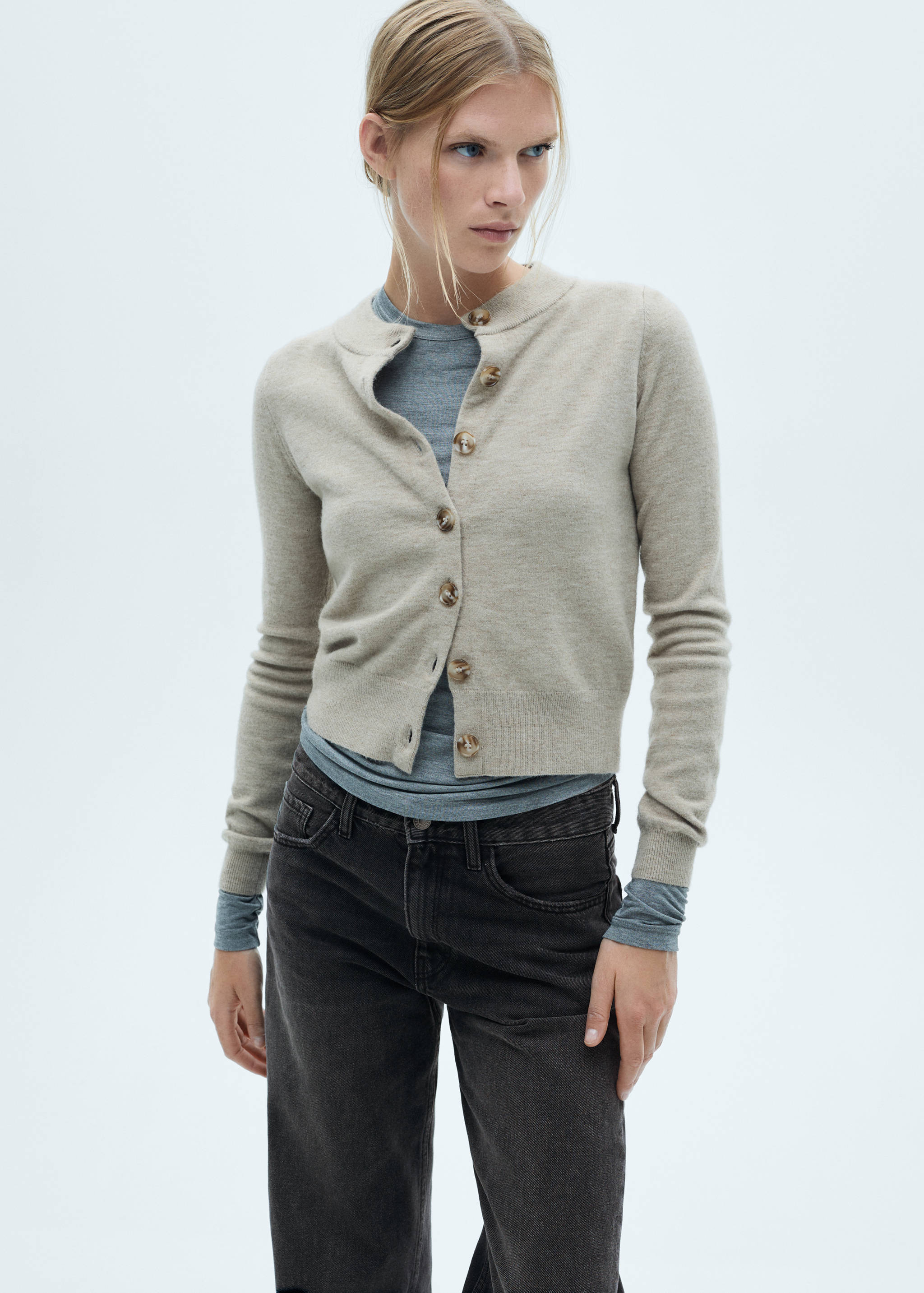 Jean droit taille normale - Plan moyen