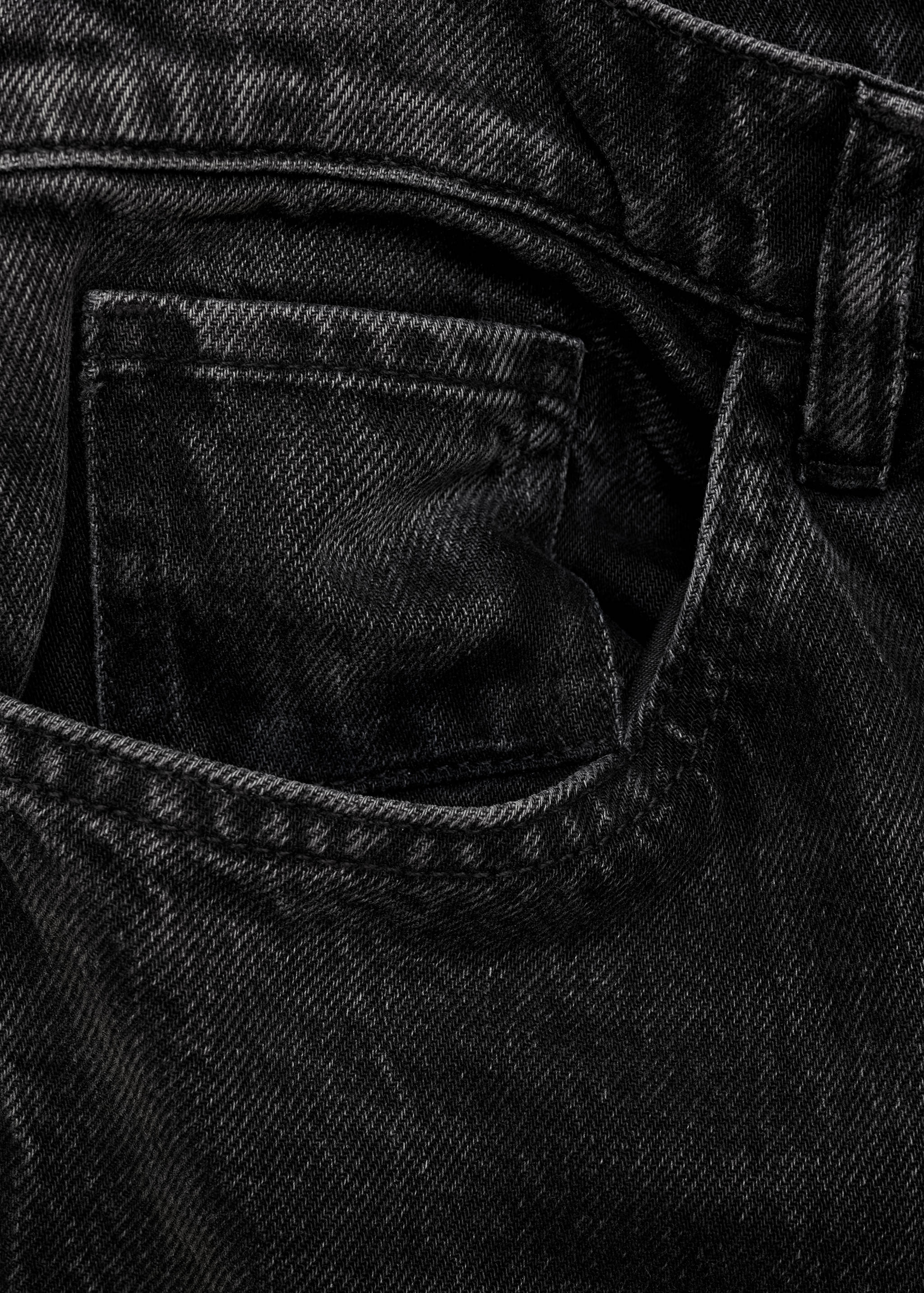 Turned-up straight jeans - Details of the article 0
