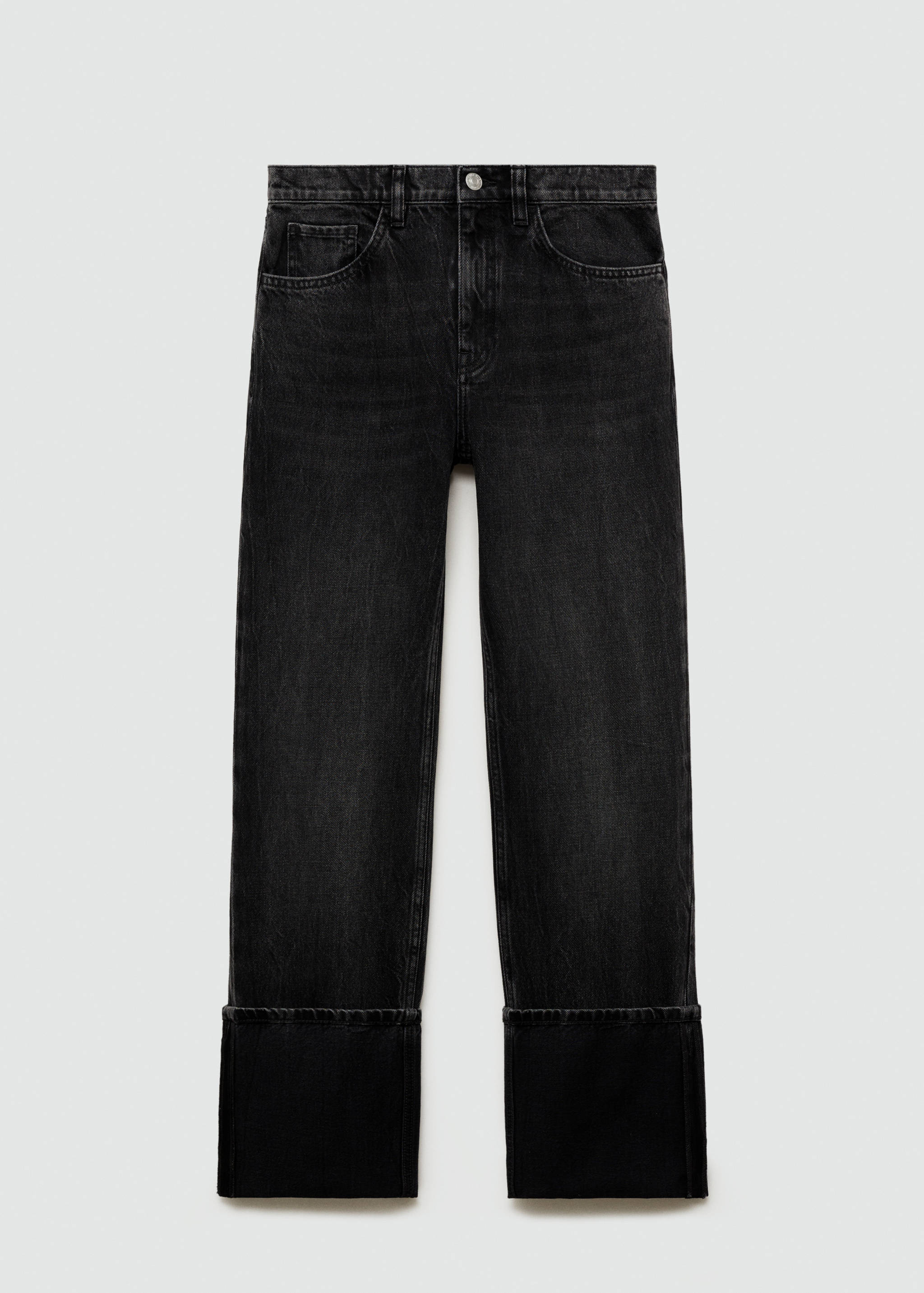 Jeans rectos bajo vuelto - Artículo sin modelo