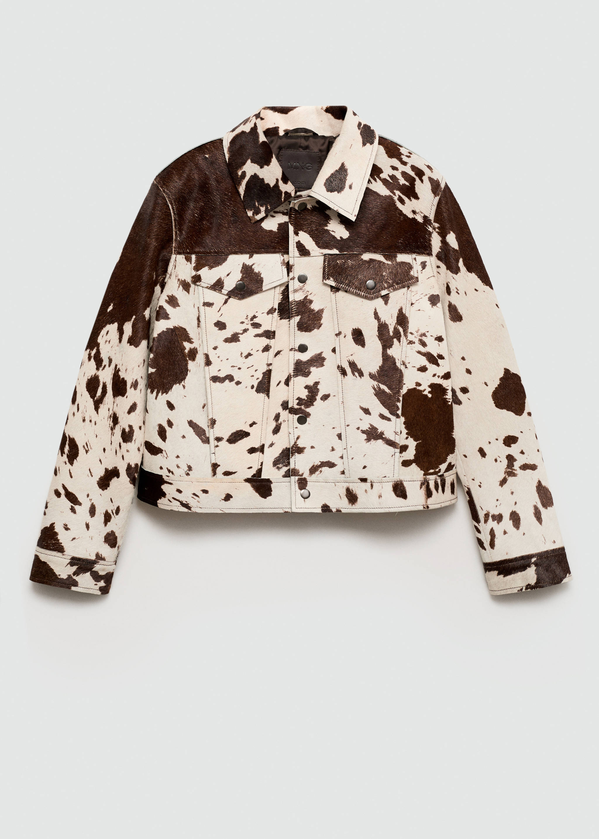 100% leather fur jacket - Article without model