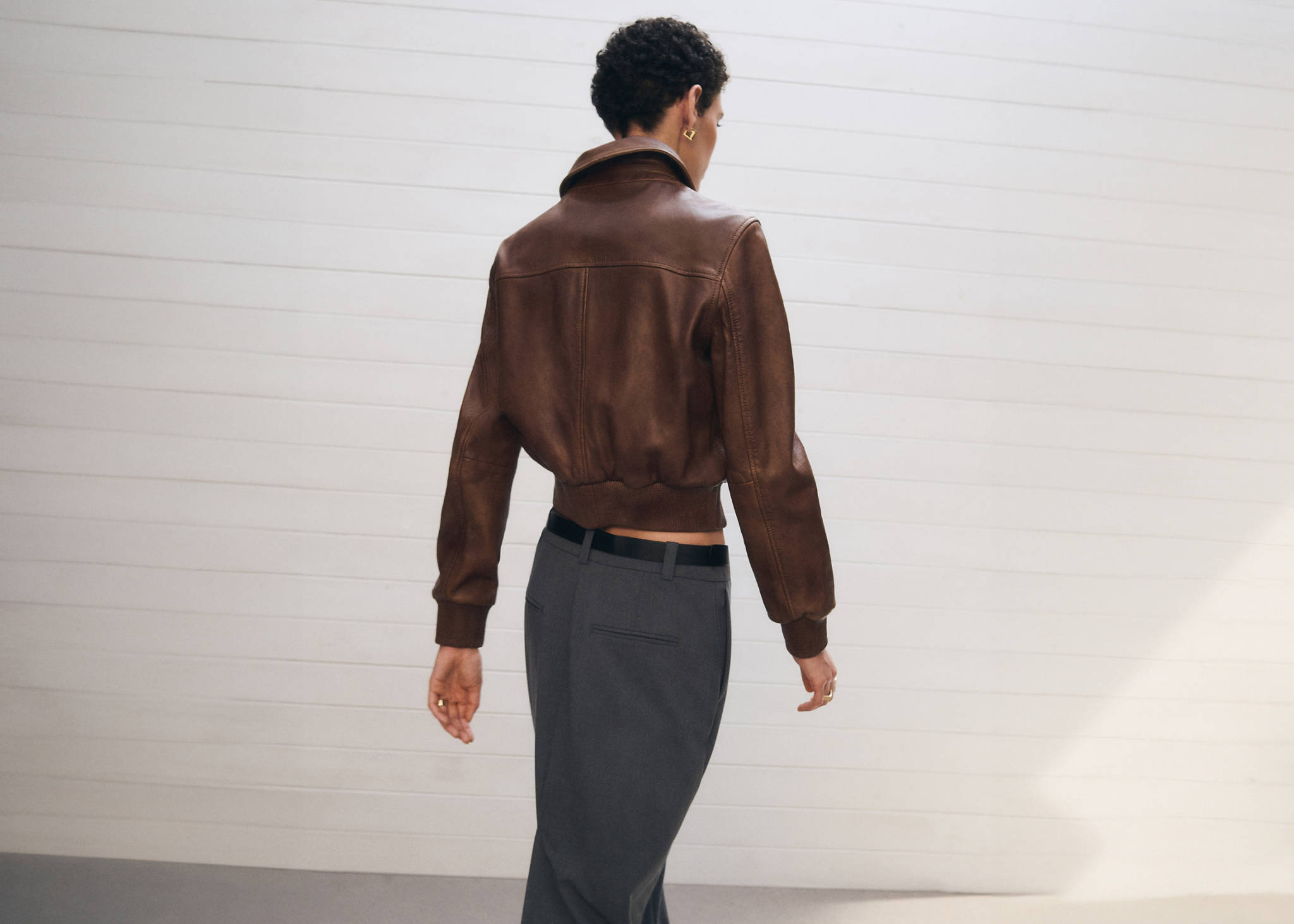 100% leather jacket - Panoramic plane