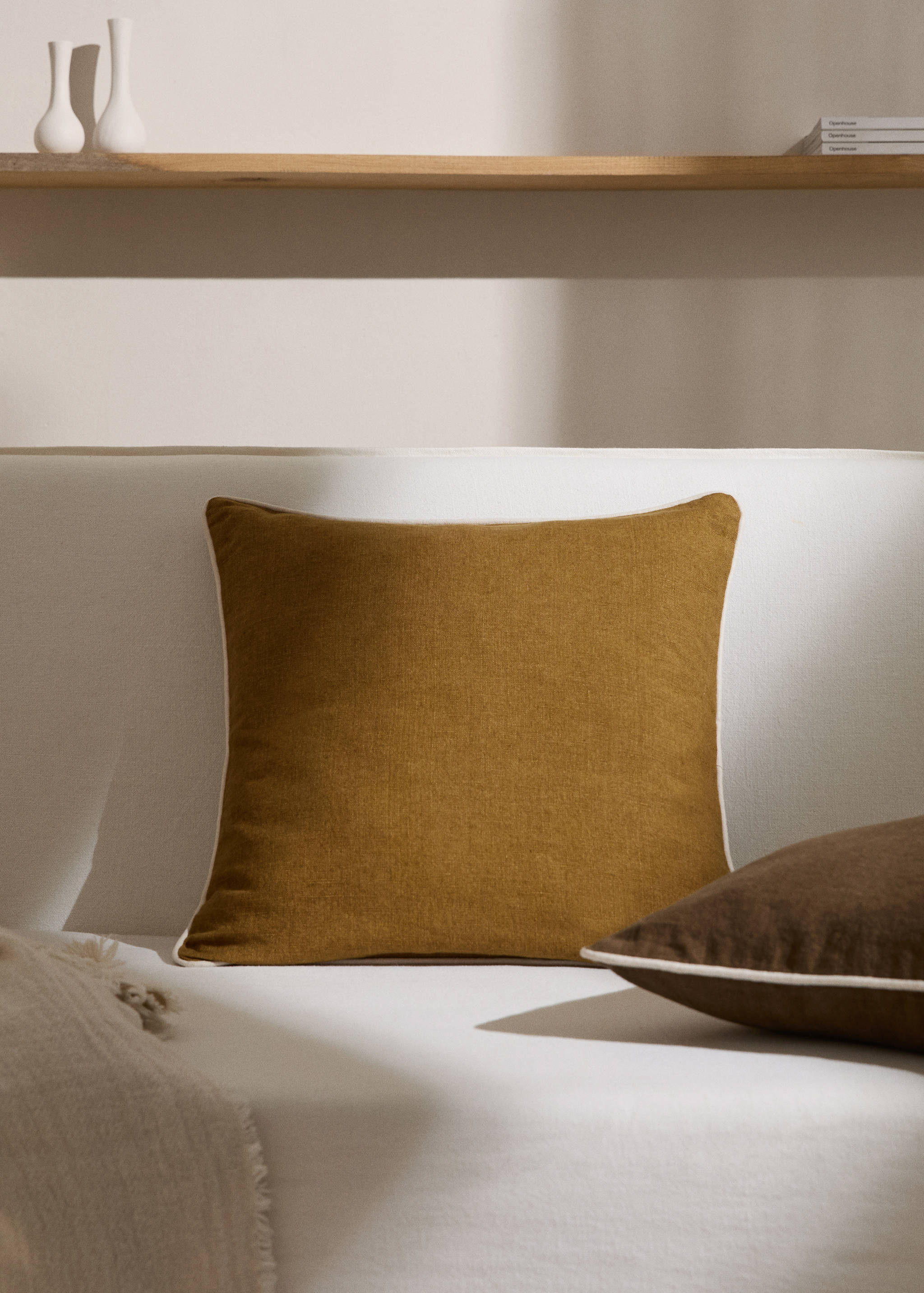 100% linen cushion cover 50x50cm - General plane