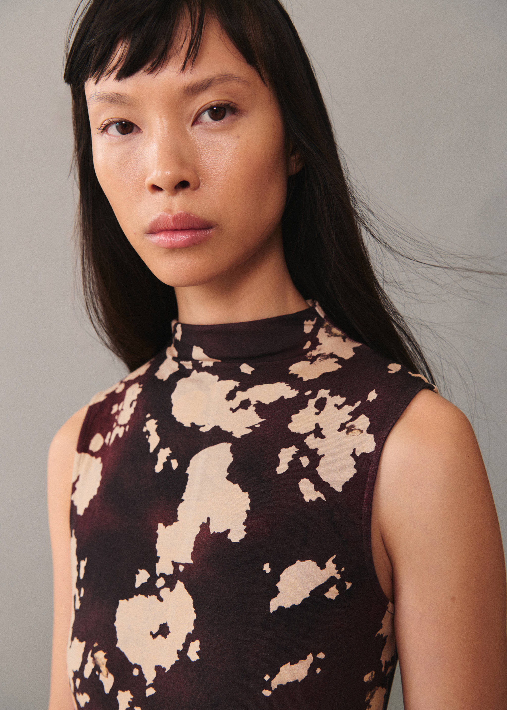 Robe midi imprimée - Détail de l'article 1