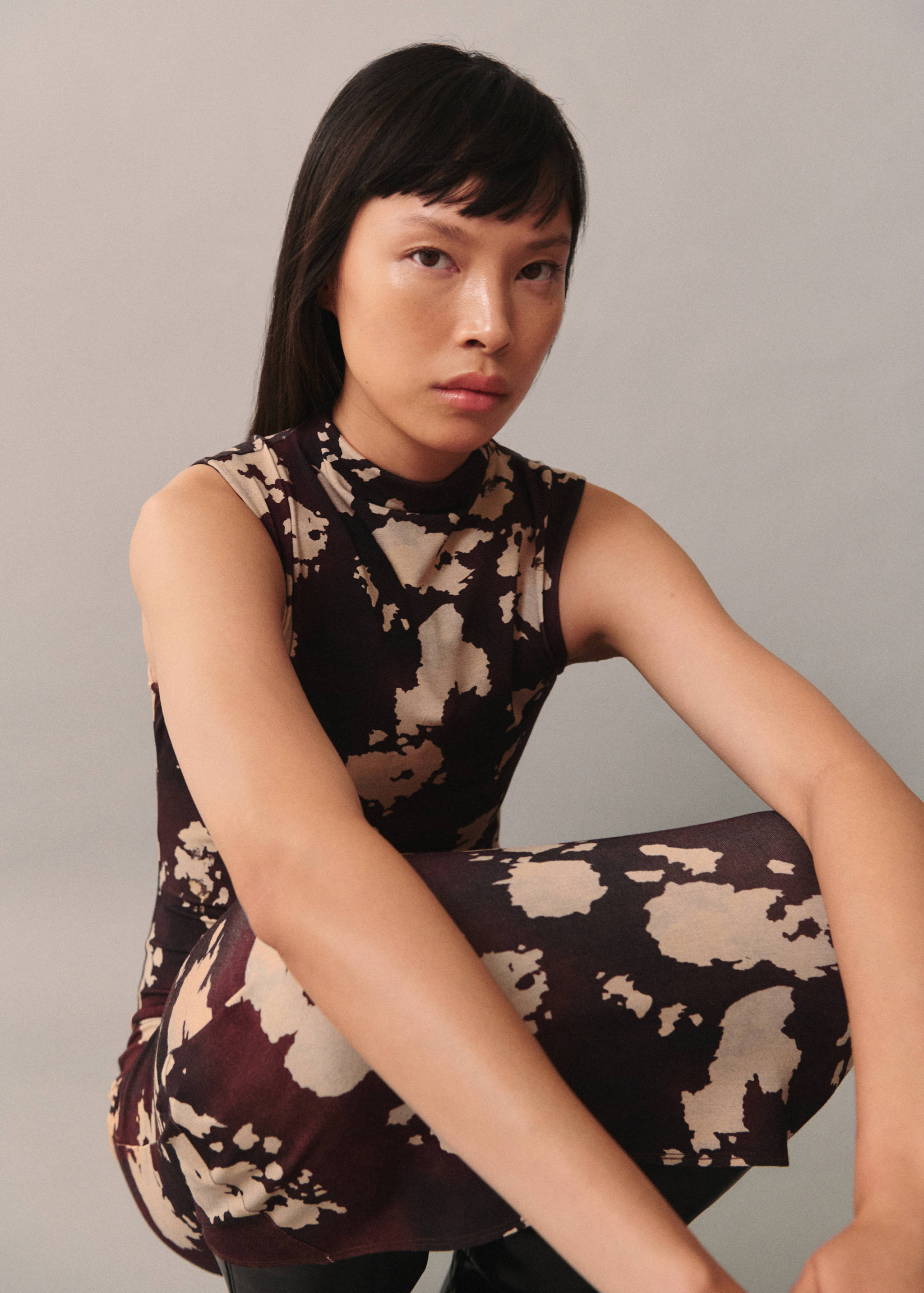 Robe midi imprimée - Détail de l'article 2