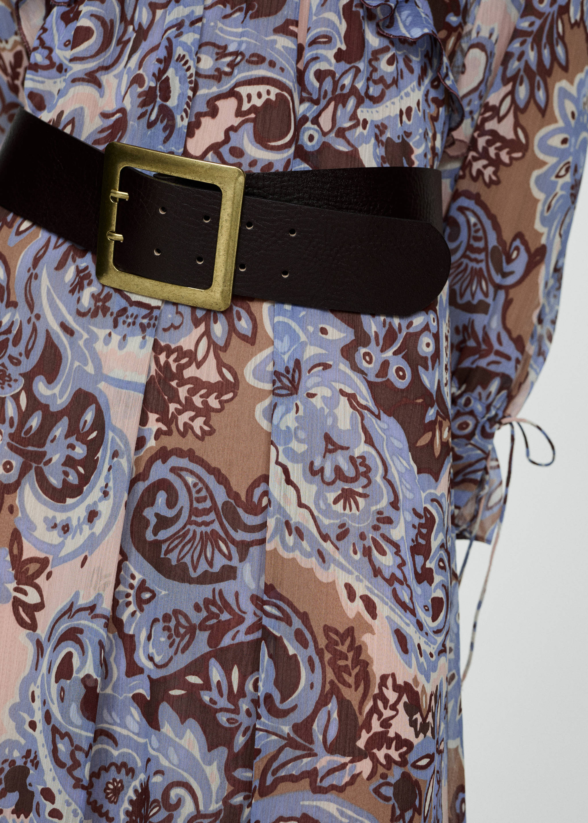 Paisley dress with ruffles - Details of the article 6