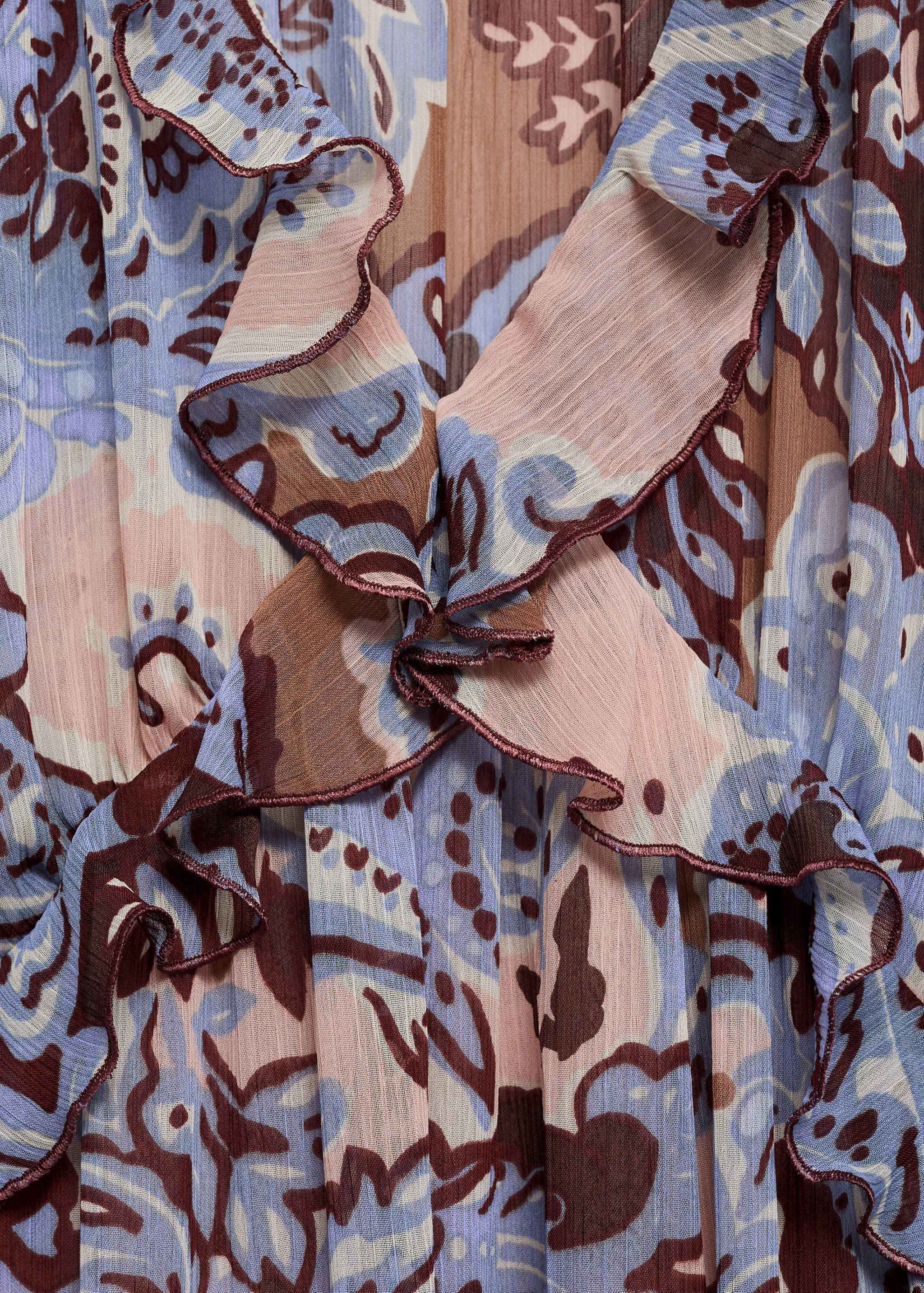 Paisley dress with ruffles - Details of the article 8