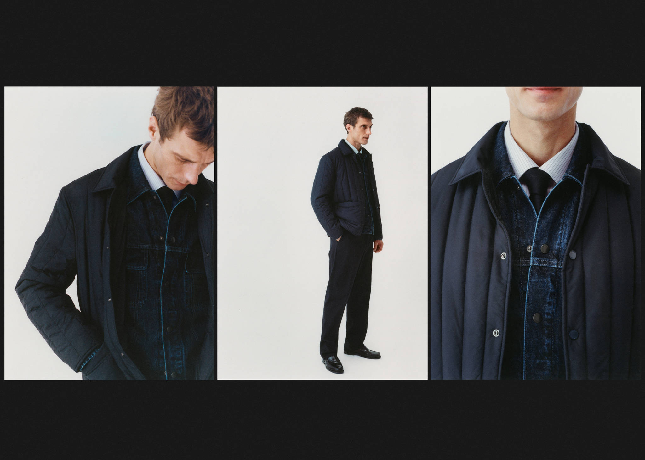 Water-repellent padded jacket - Panoramic plane