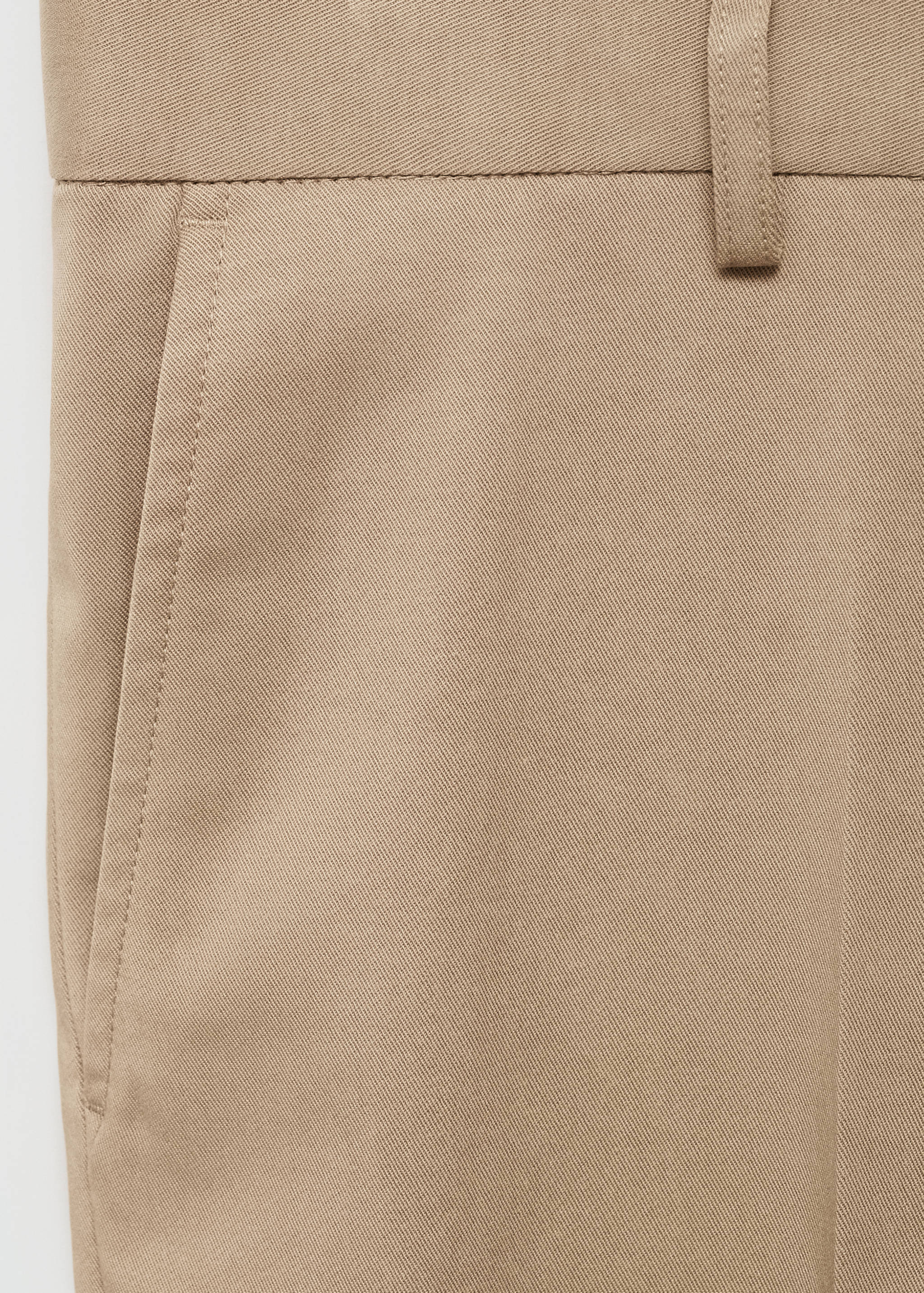 Regular-fit tencel cotton trousers - Details of the article 8