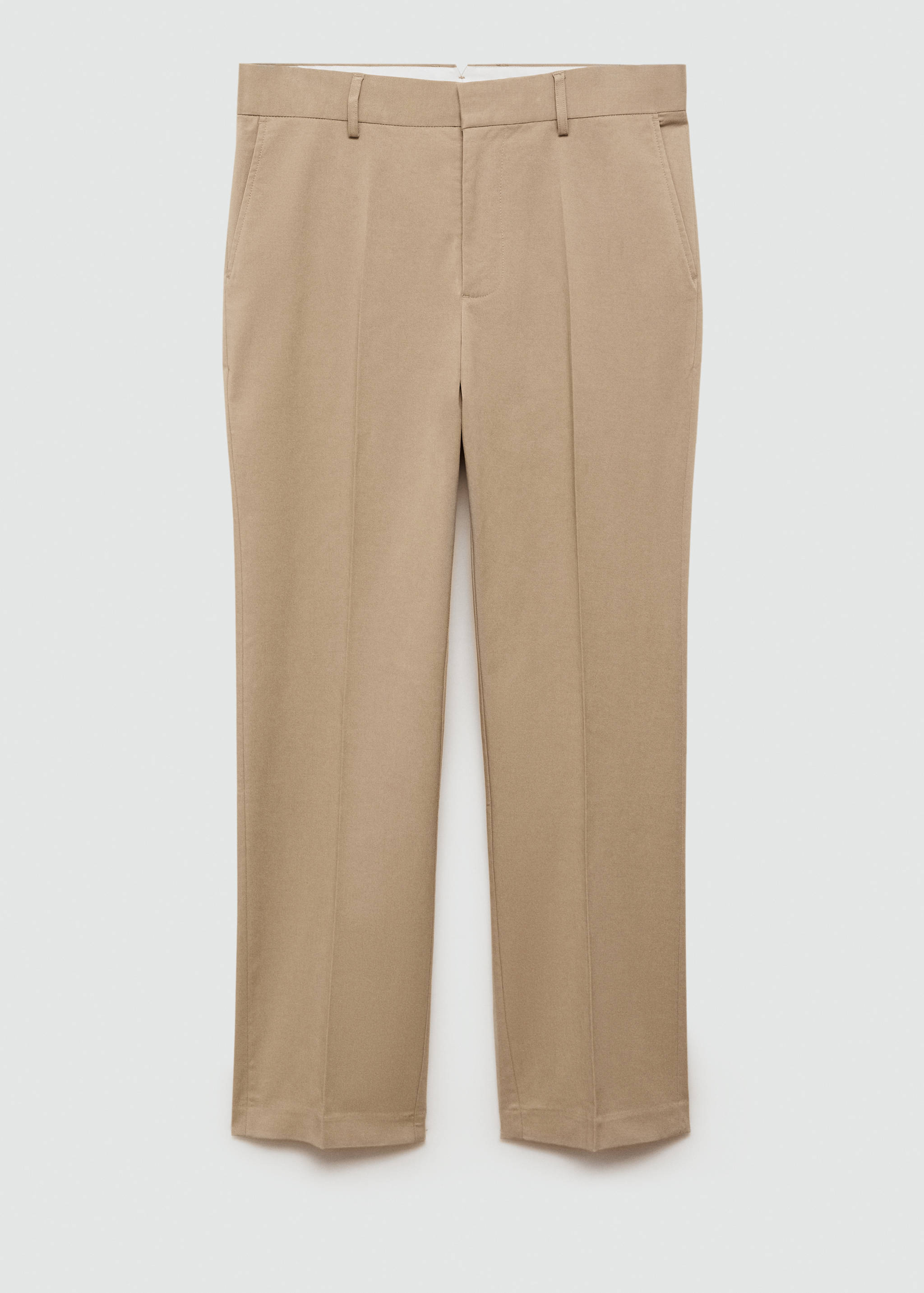 Regular-fit tencel cotton trousers - Article without model