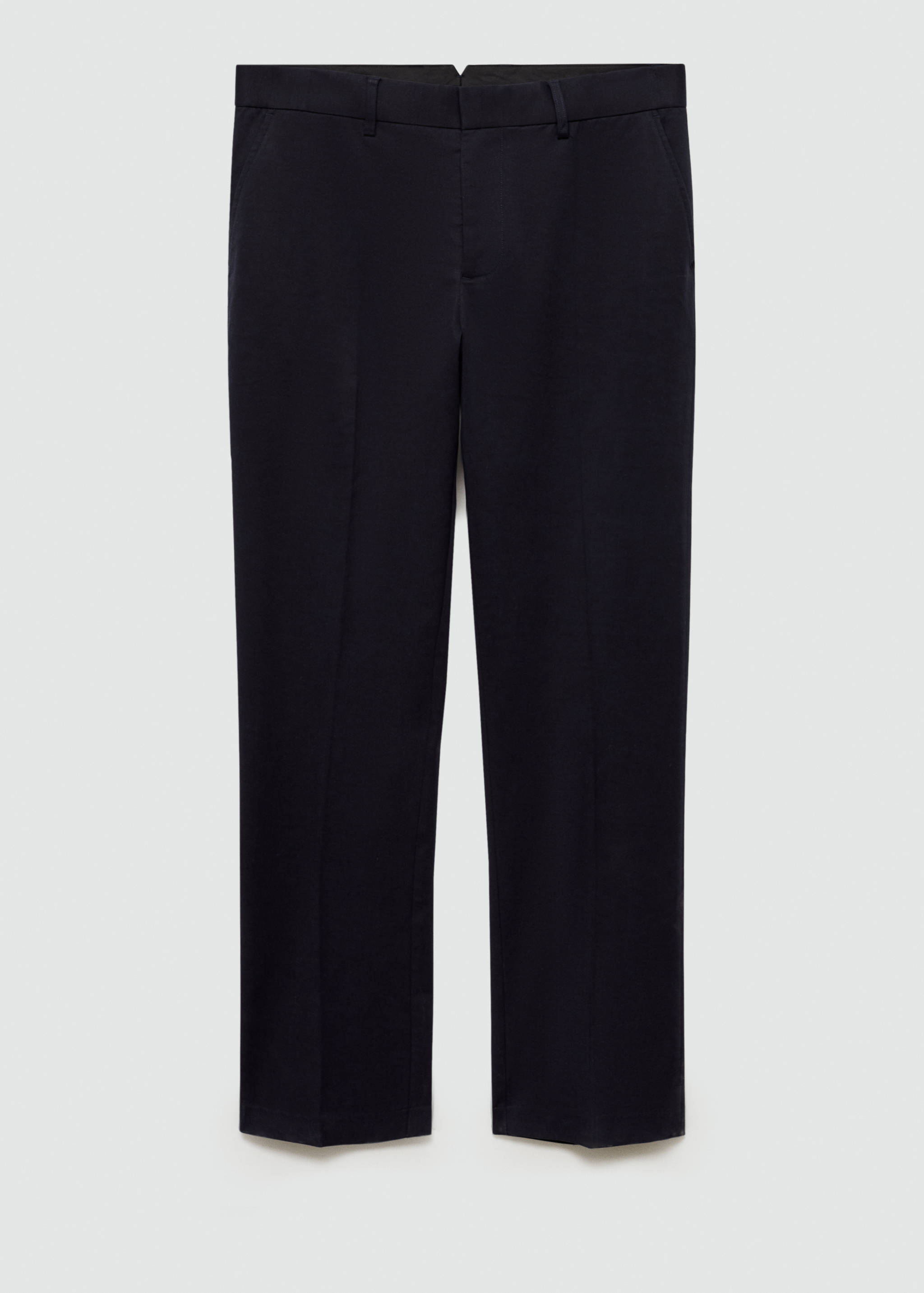 Regular-fit tencel cotton trousers - Article without model