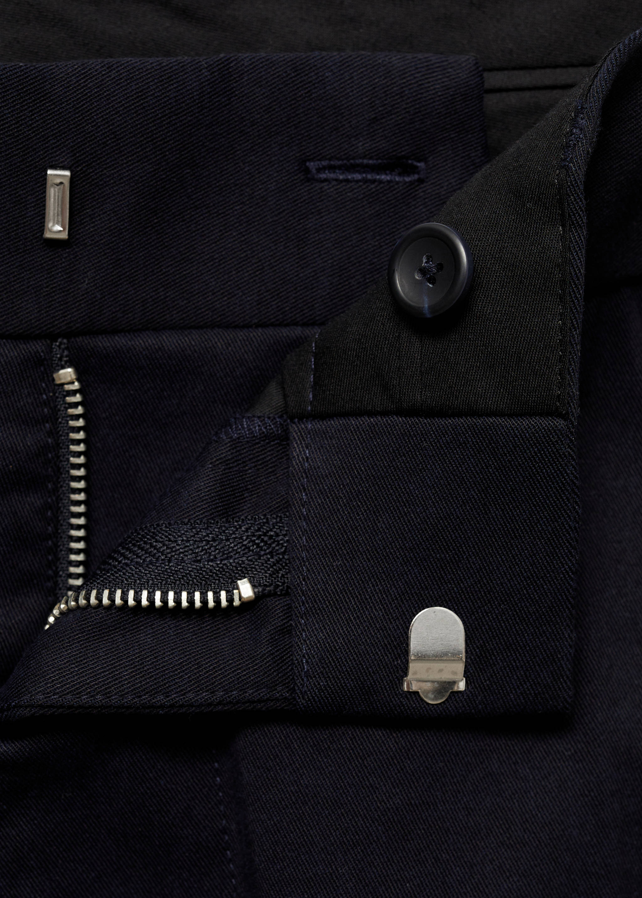 Regular-fit tencel cotton trousers - Details of the article 8