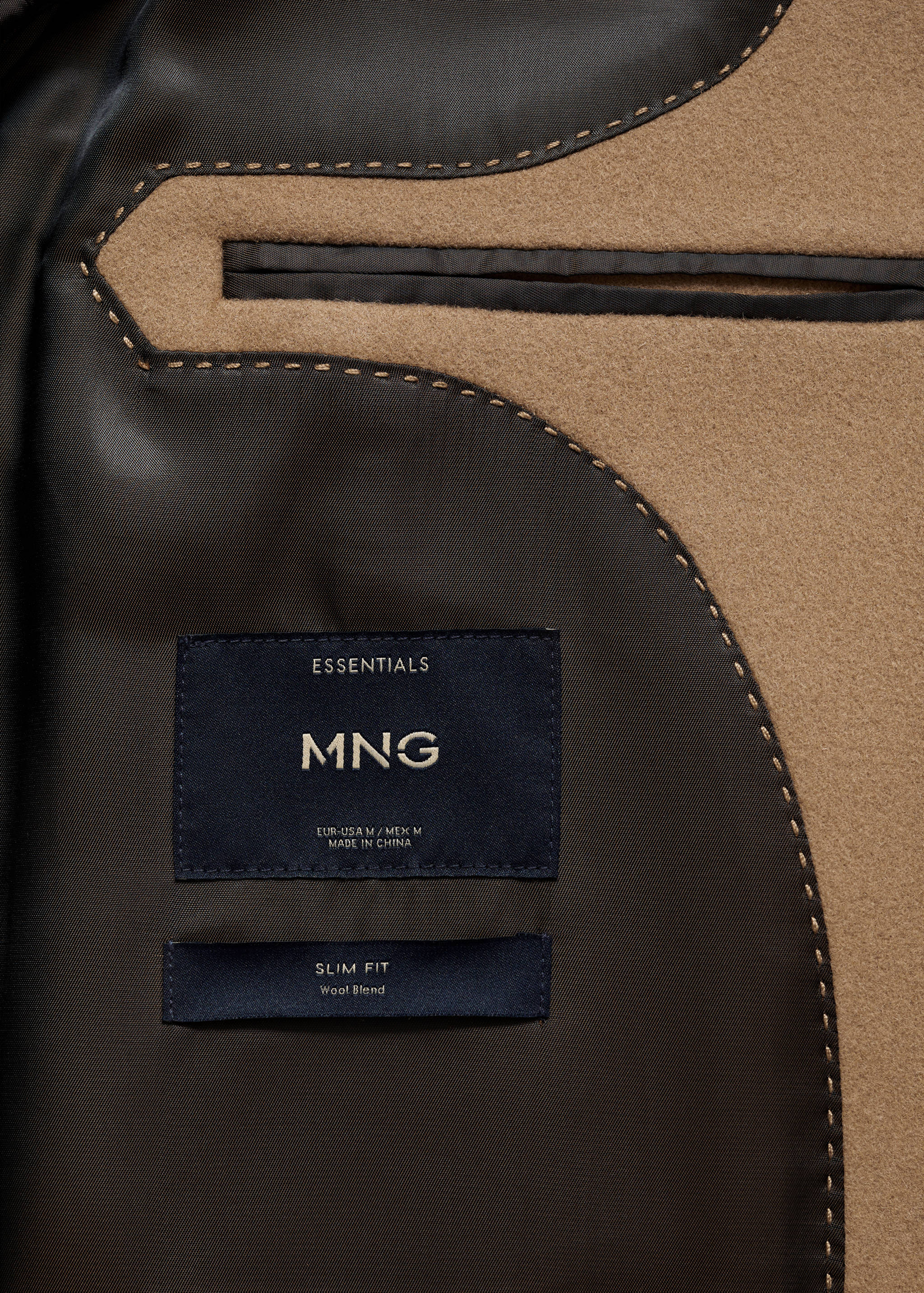 长款回收羊毛大衣 - null